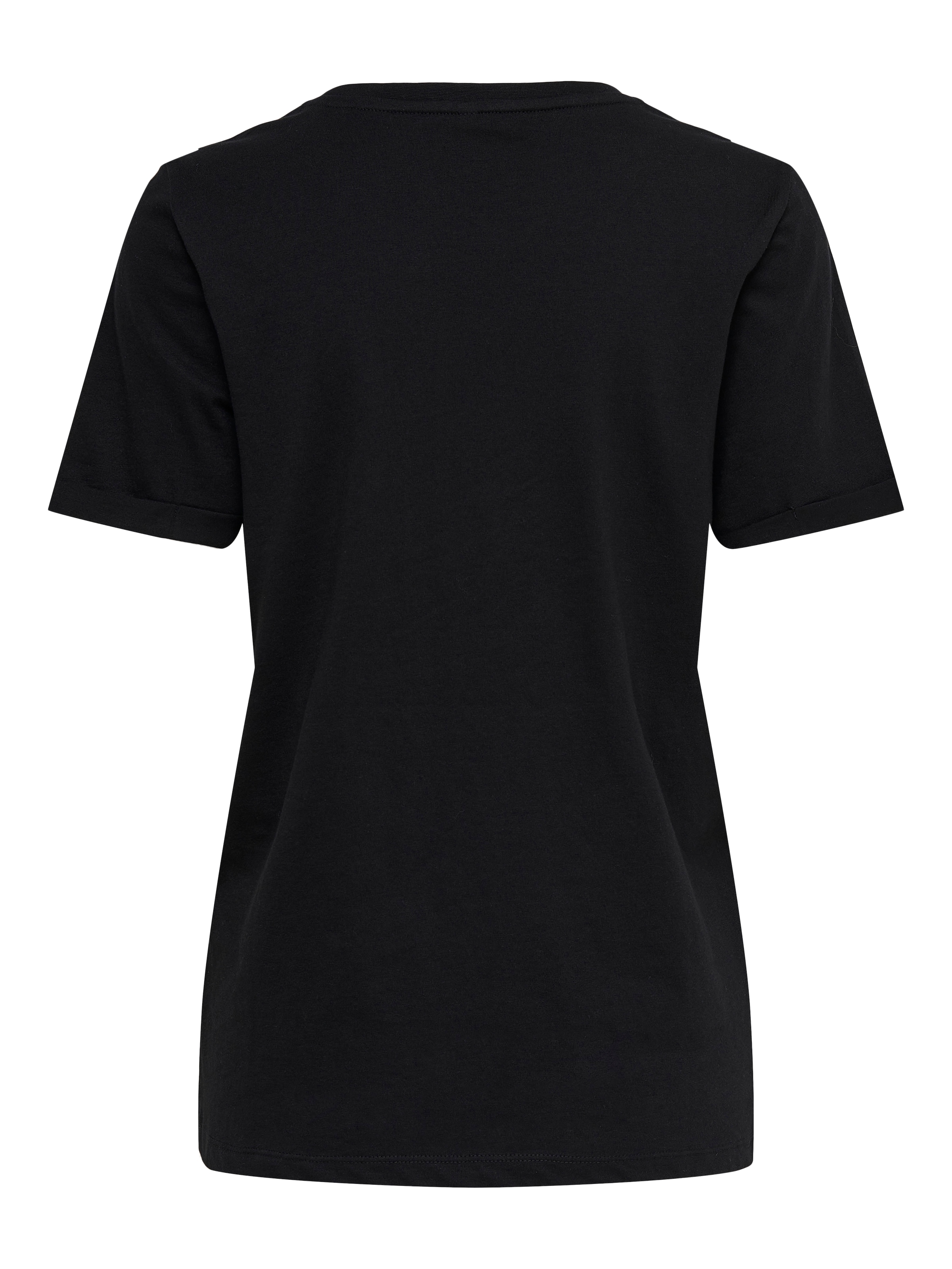 ONLY Kurzarmshirt »ONLKITA LIFE S/S TOP NOOS« regular fit, casual, Single Jersey, Baumwolle, Rundhals