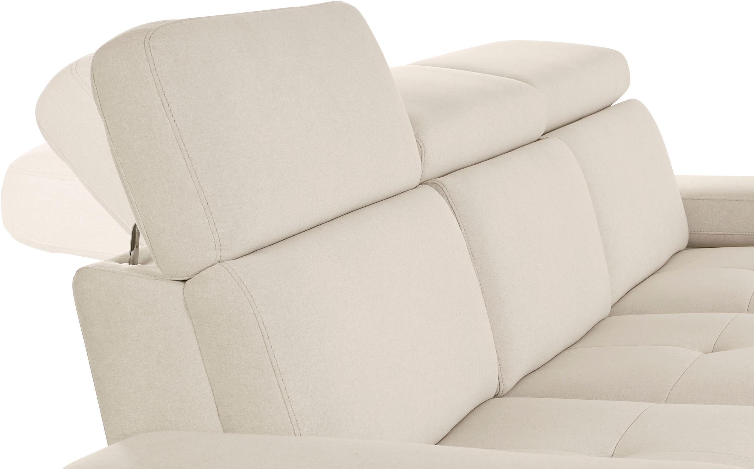 Home affaire Canapé d'angle »Kilado, L-Form,« mit Relaxfunktion, verstellbarer Armlehne, Kopfteilverstellung