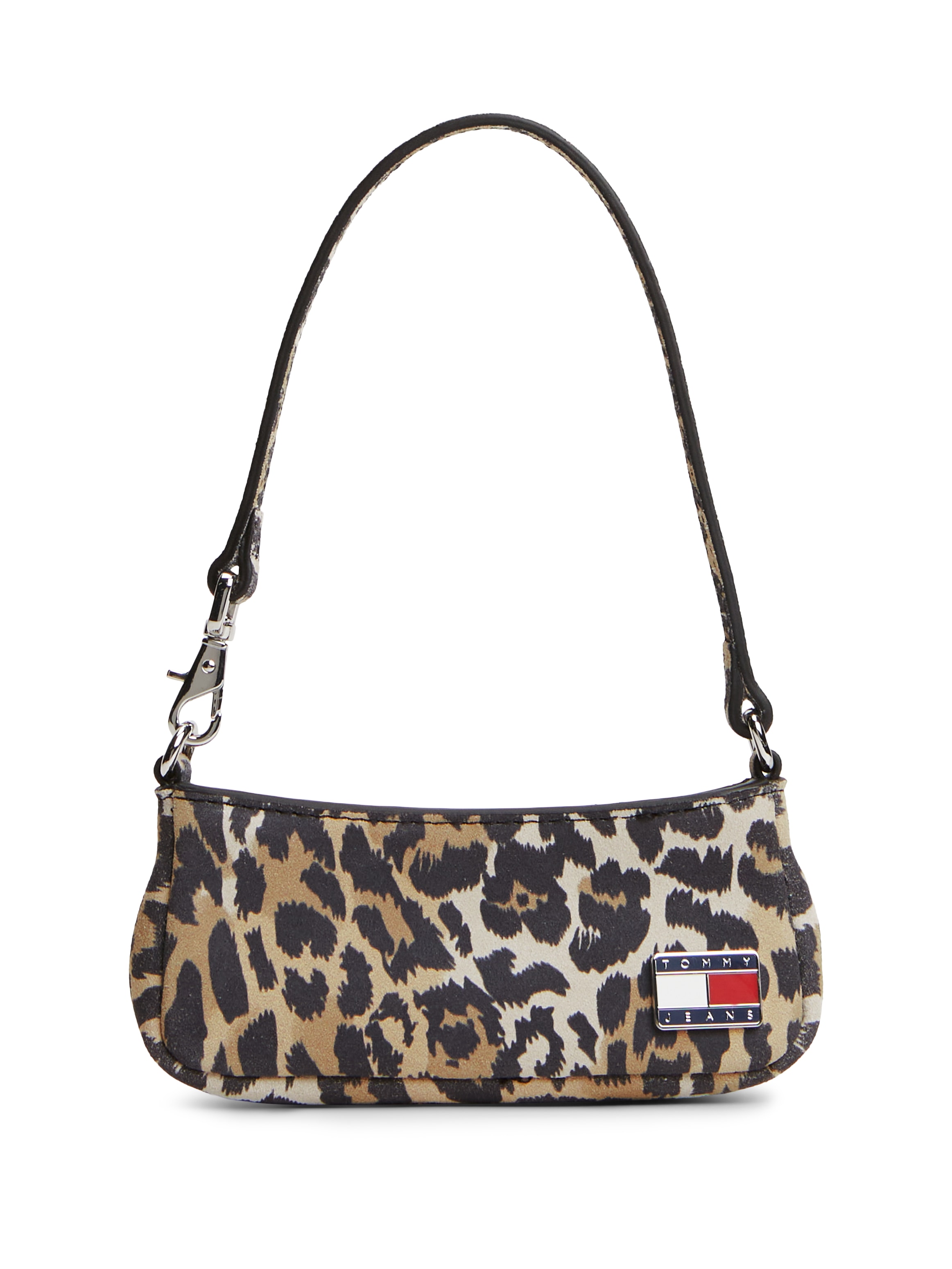 Image of Tommy Jeans Mini Bag "TJW COOL LEO SUEDE MICRO BAG" Tragetasche, Henkeltasche, Clutch im Leo-Look