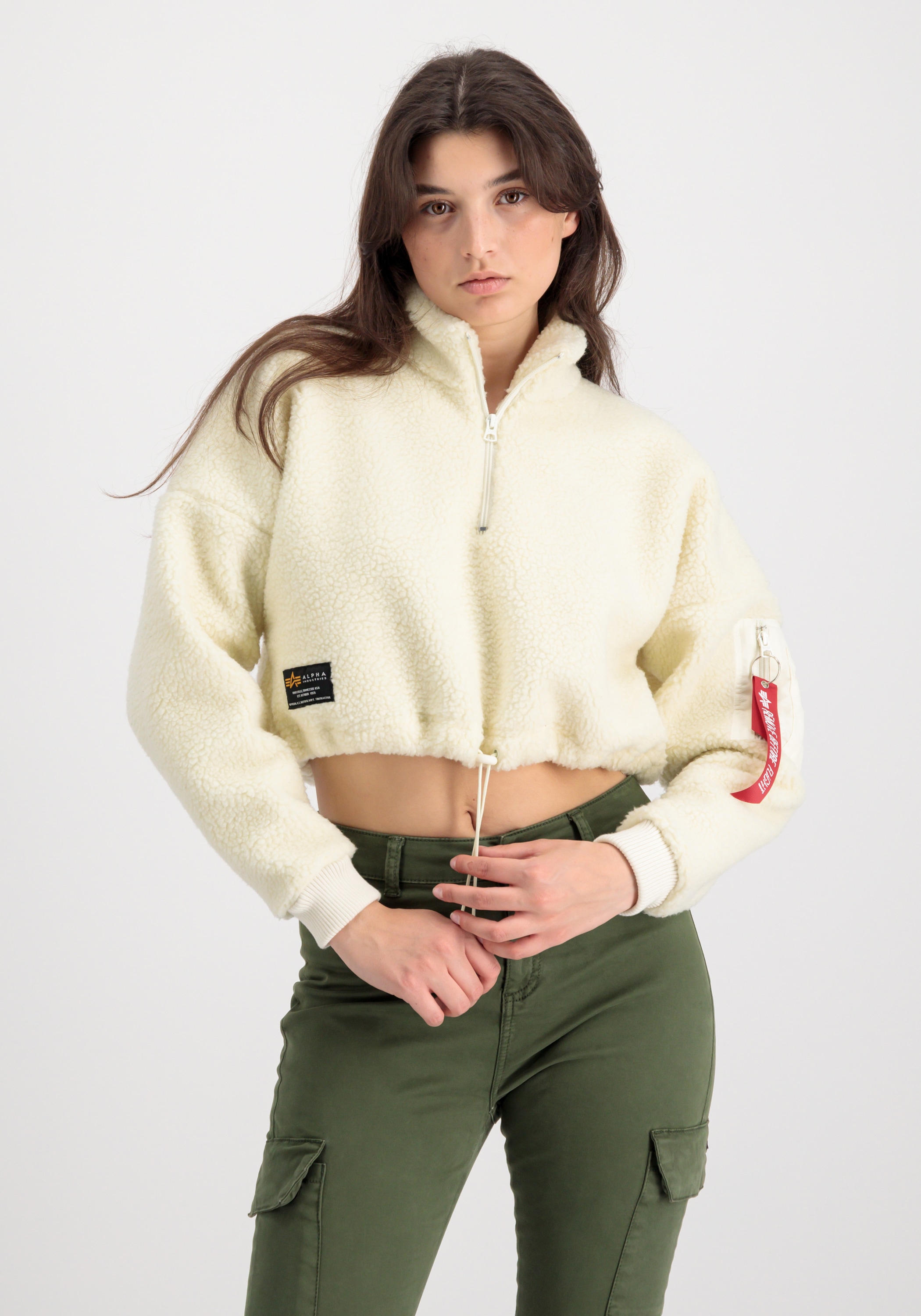 Sweater »Alpha Industries Women - Sweatshirts Teddy ZH Sweater COS Wmn«