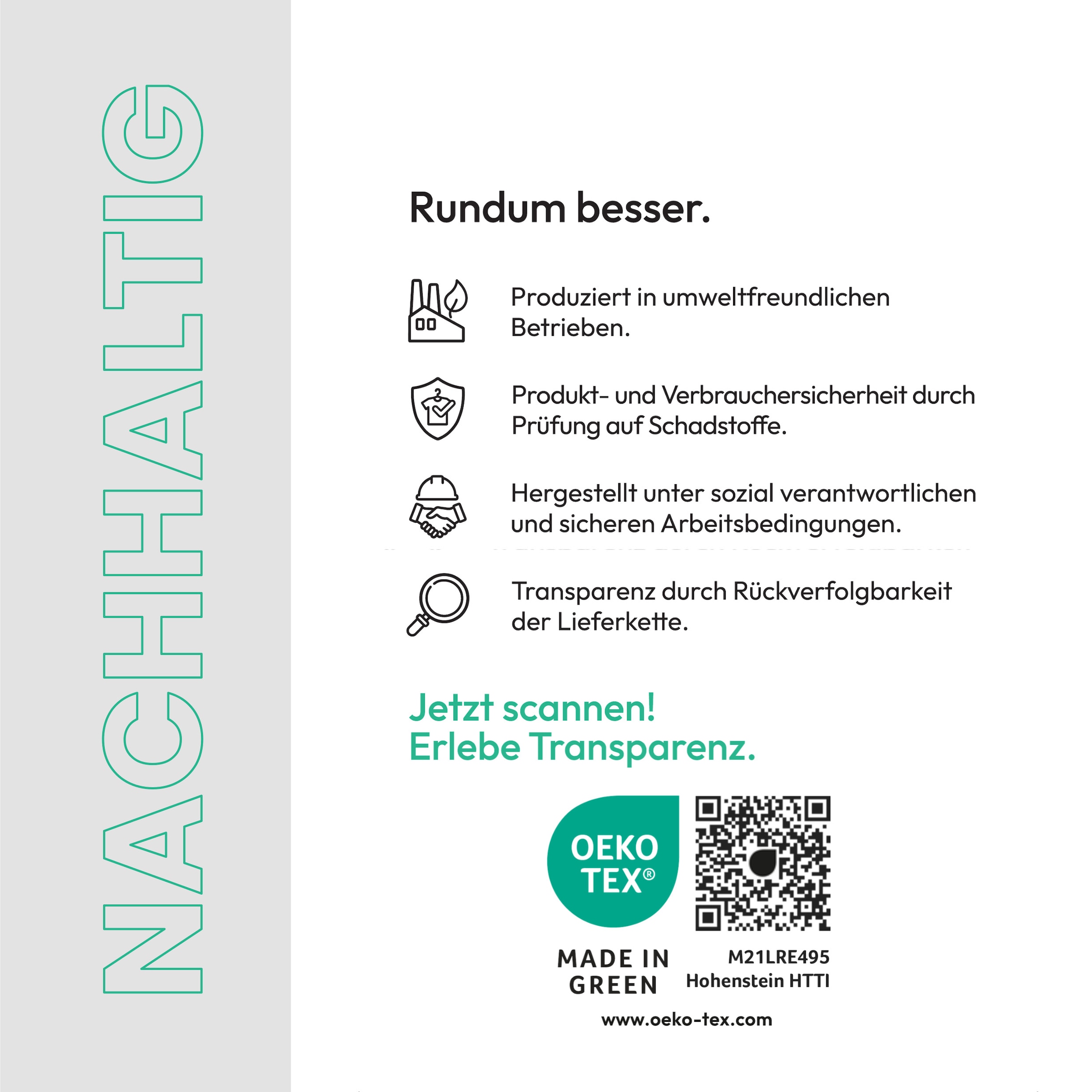 Schiesser Bettwäsche »Emilia aus weicher Baumwolle und texturierten Streifen« 2 Stk. MADE IN GREEN by OEKO-TEX®