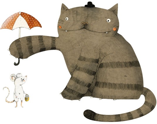 Image of Wall-Art Wandtattoo »Freunde Katze und Maus«, (1 St.) bei Ackermann Versand Schweiz