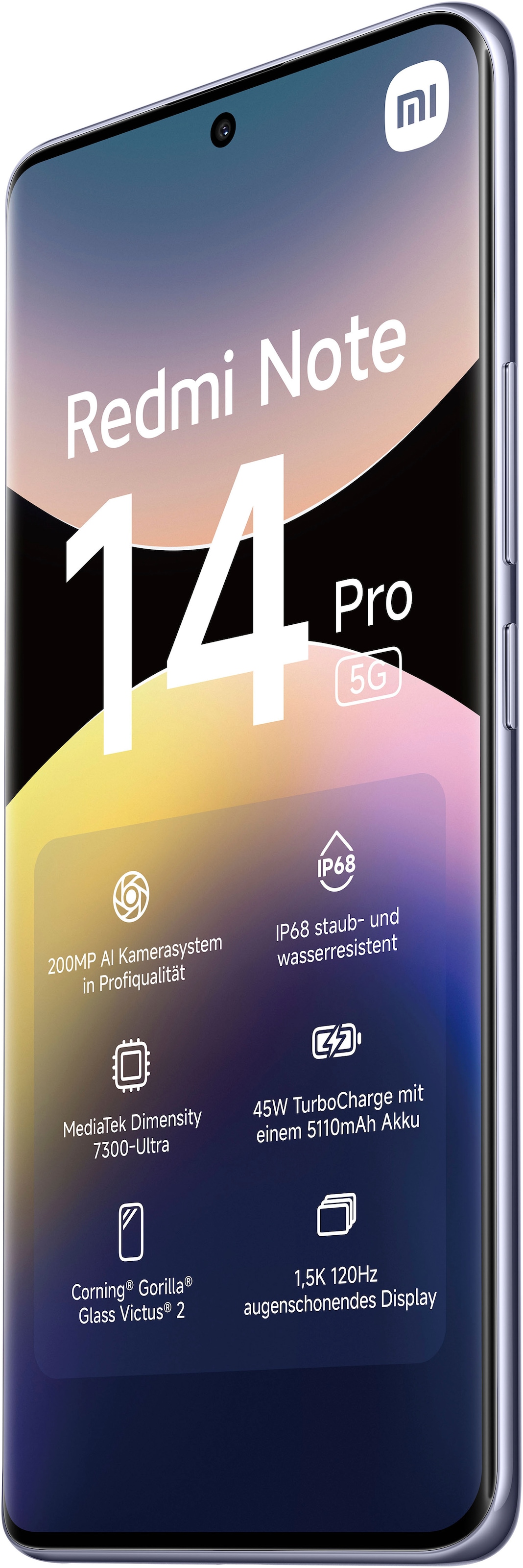 Xiaomi Smartphone »Redmi Note 14 Pro 5G« Lavendelviolett