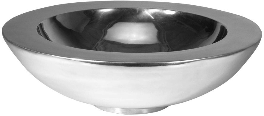 Image of ARTRA Dekoschale »Aluminium Schale "Rund" - Doppelwandig, Dekoschale, Tischdekoration, Hochzeitdekoration und Geschenk 40 cm, 12 cm«, (1 St.) bei Ackermann Versand Schweiz