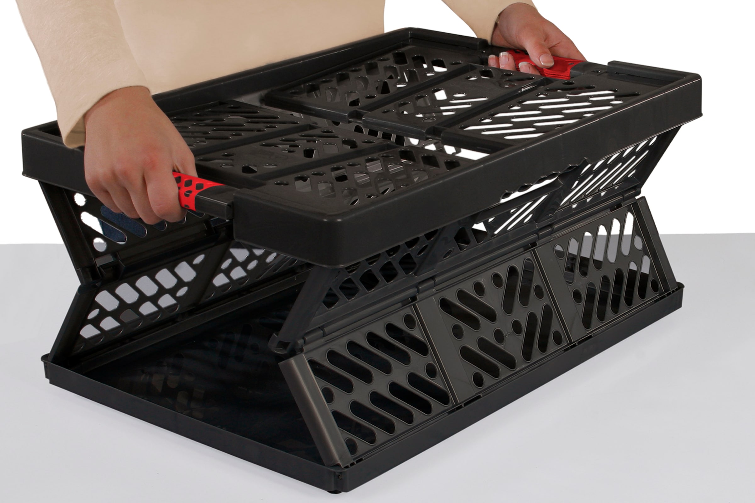 keeeper Klappbox »ben, Profi-Klappbox mit Soft-Touch-Griffen, 54 x 37 x 28 cm«, (1 tlg.), Soft-Touch-Griffe, zusammenklappbar