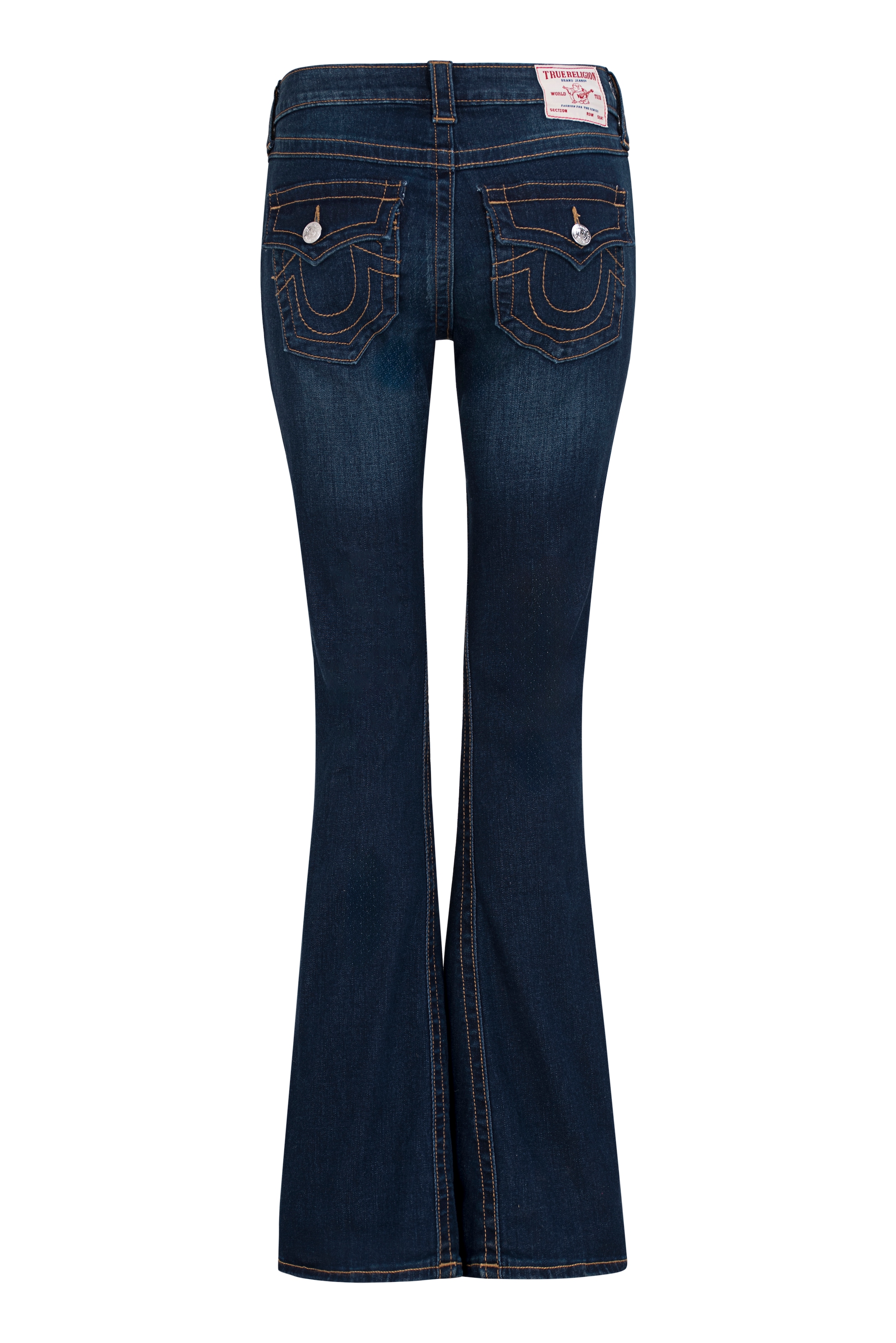 True Religion Jeans bootcut »JOEY MID RISE FLARE FLAP« mélange coton, coupe évasée