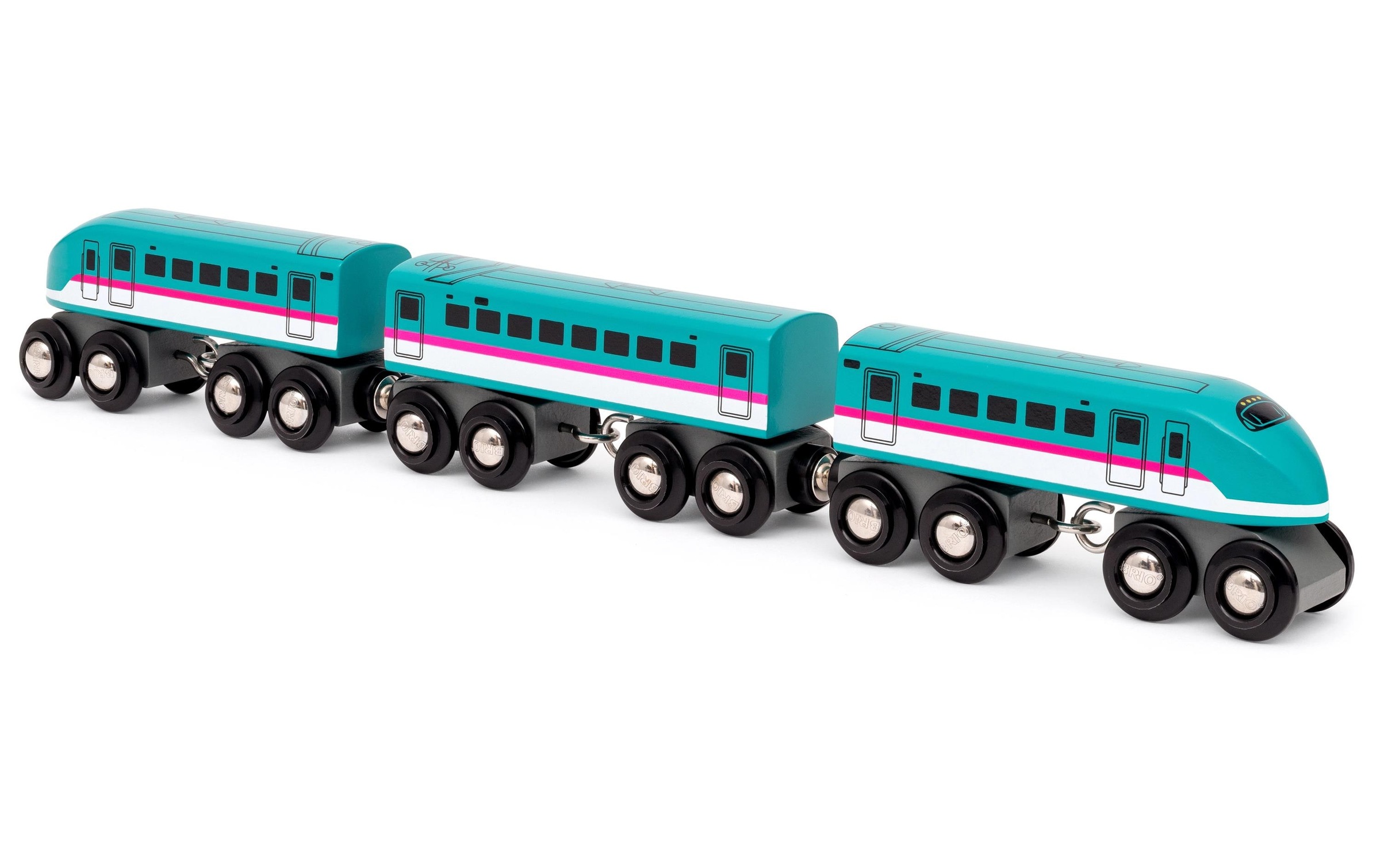 Image of BRIO Spielzeug-Eisenbahn "Eisenbahn Shinkansen Hayabusa"