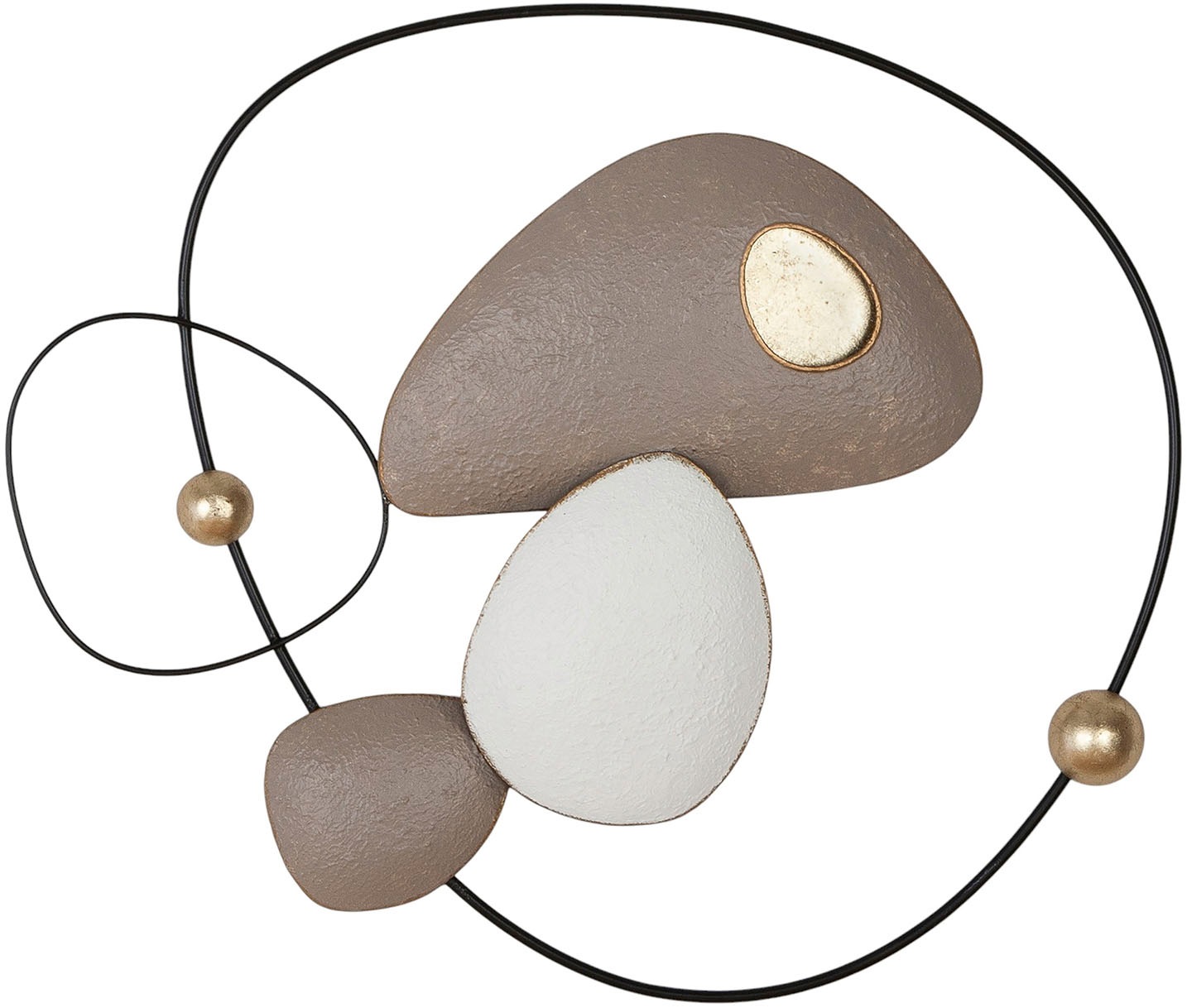 Image of Casablanca by Gilde Wanddekoobjekt "Wandrelief Endoso beige H. 52 cm"