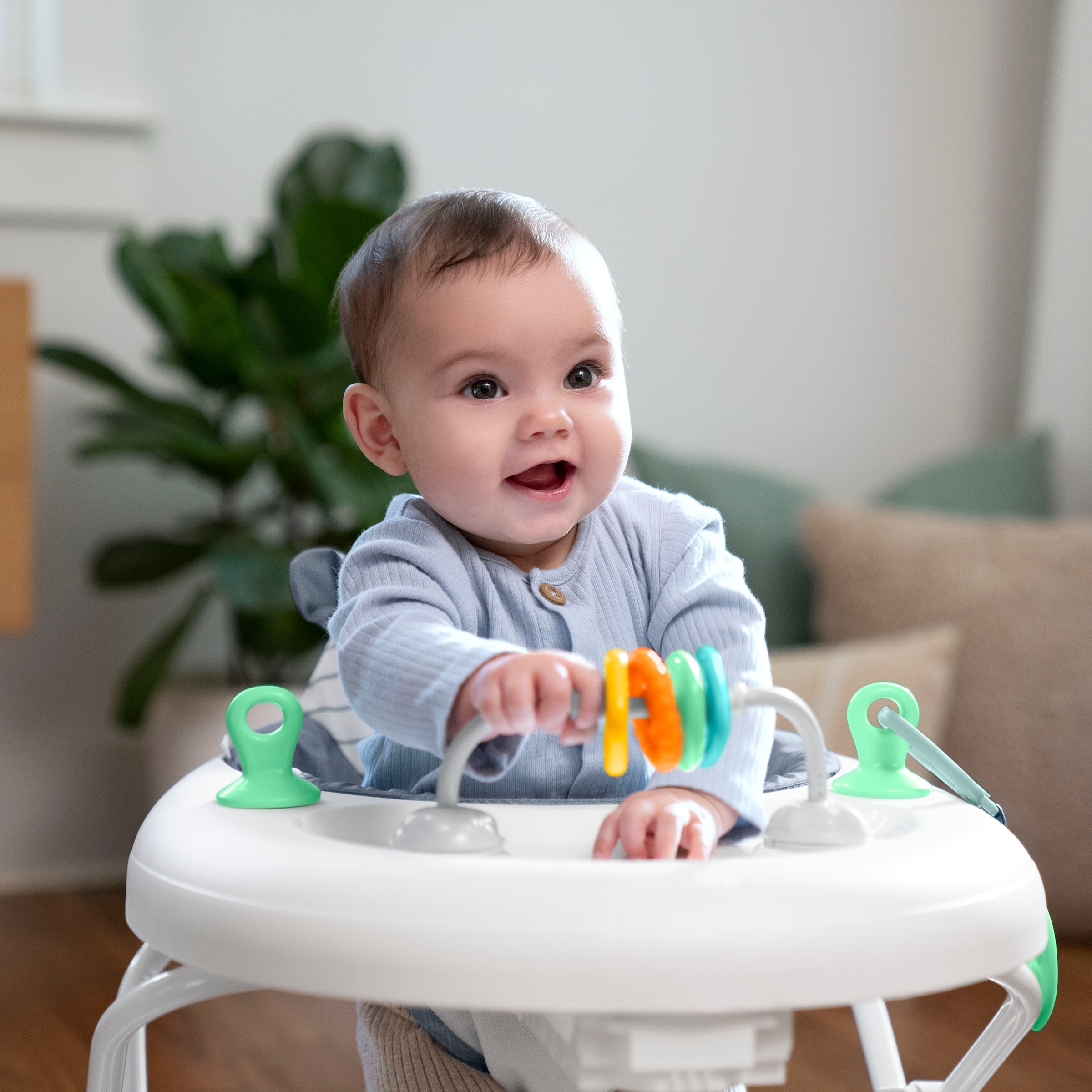 ingenuity Trotteur »Smooth Strides Activity Walker - Chambray«