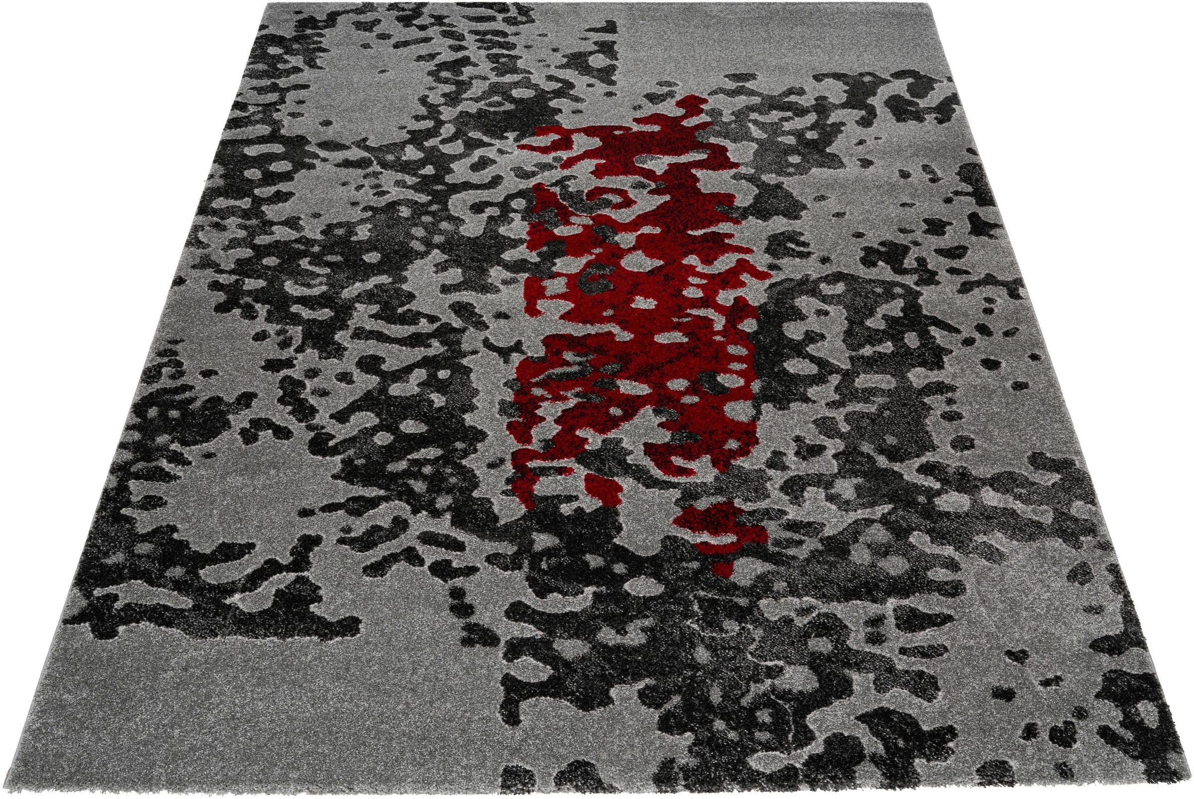 Image of Bruno Banani Teppich »Alice«, rechteckig, 12 mm Höhe, Hoch-Tief-Struktur, Wohnzimmer bei Ackermann Versand Schweiz