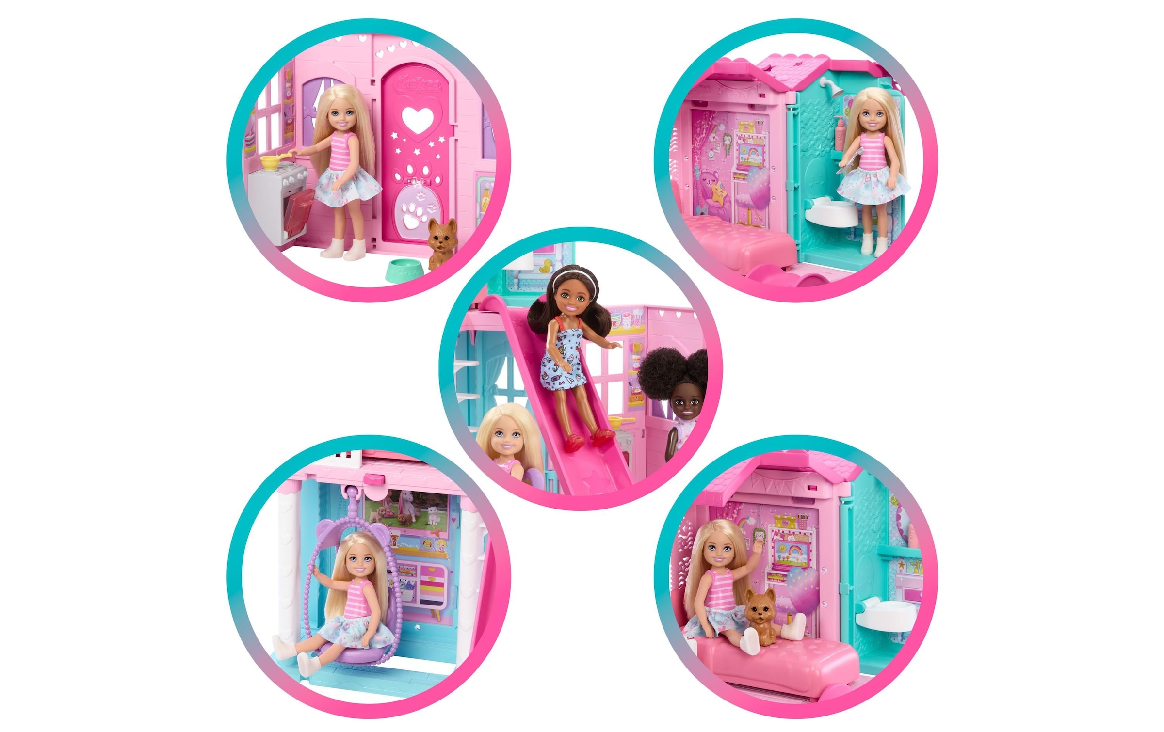 Barbie Anziehpuppe »Chelsea Pop-Up House«