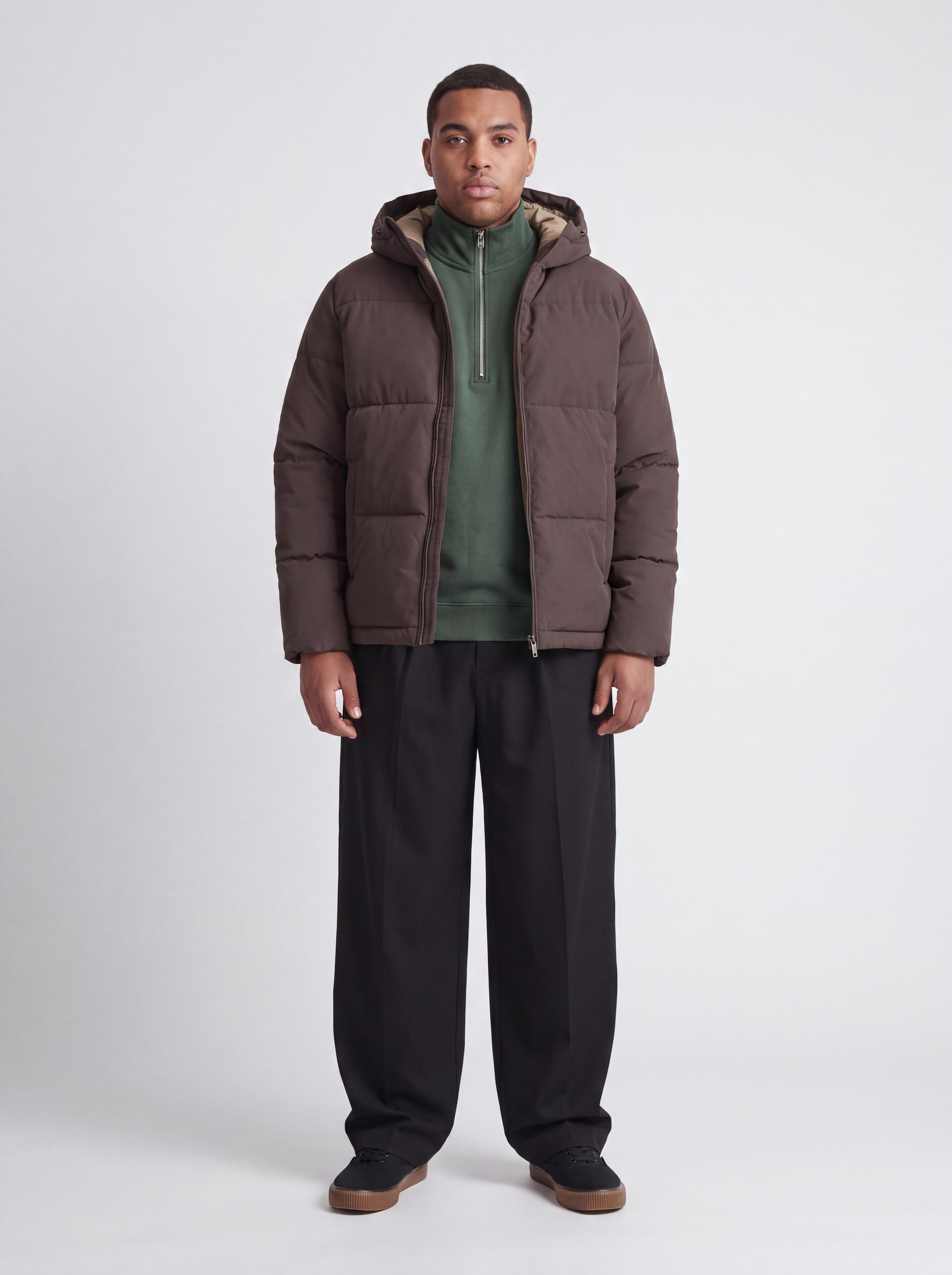 Jack & Jones PlusSize Veste matelassée »JJGALAXY PUFFER JACKET PLS« avec capuche Kunstfaser,