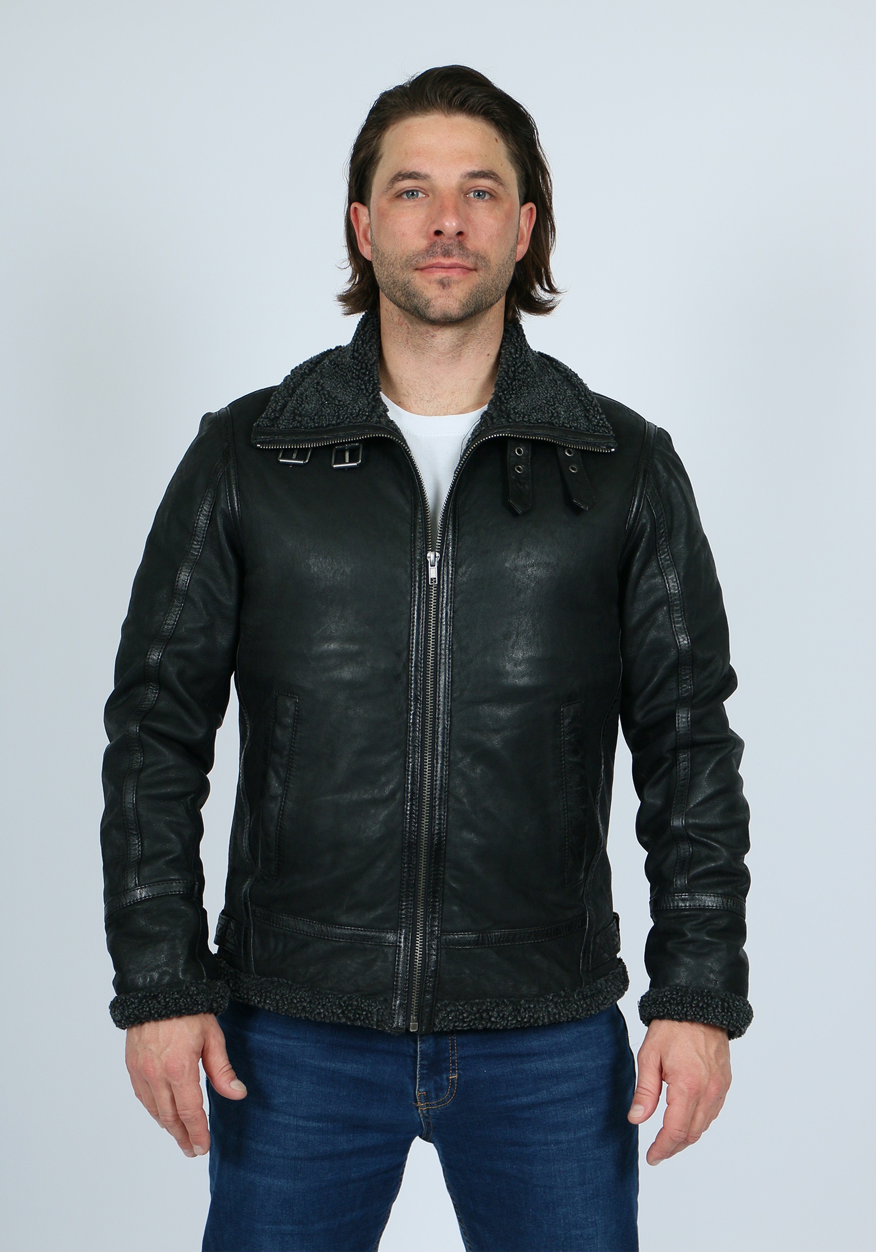 Image of Freaky Nation Lederjacke »Pilot Boy-FN« bei Ackermann Versand Schweiz