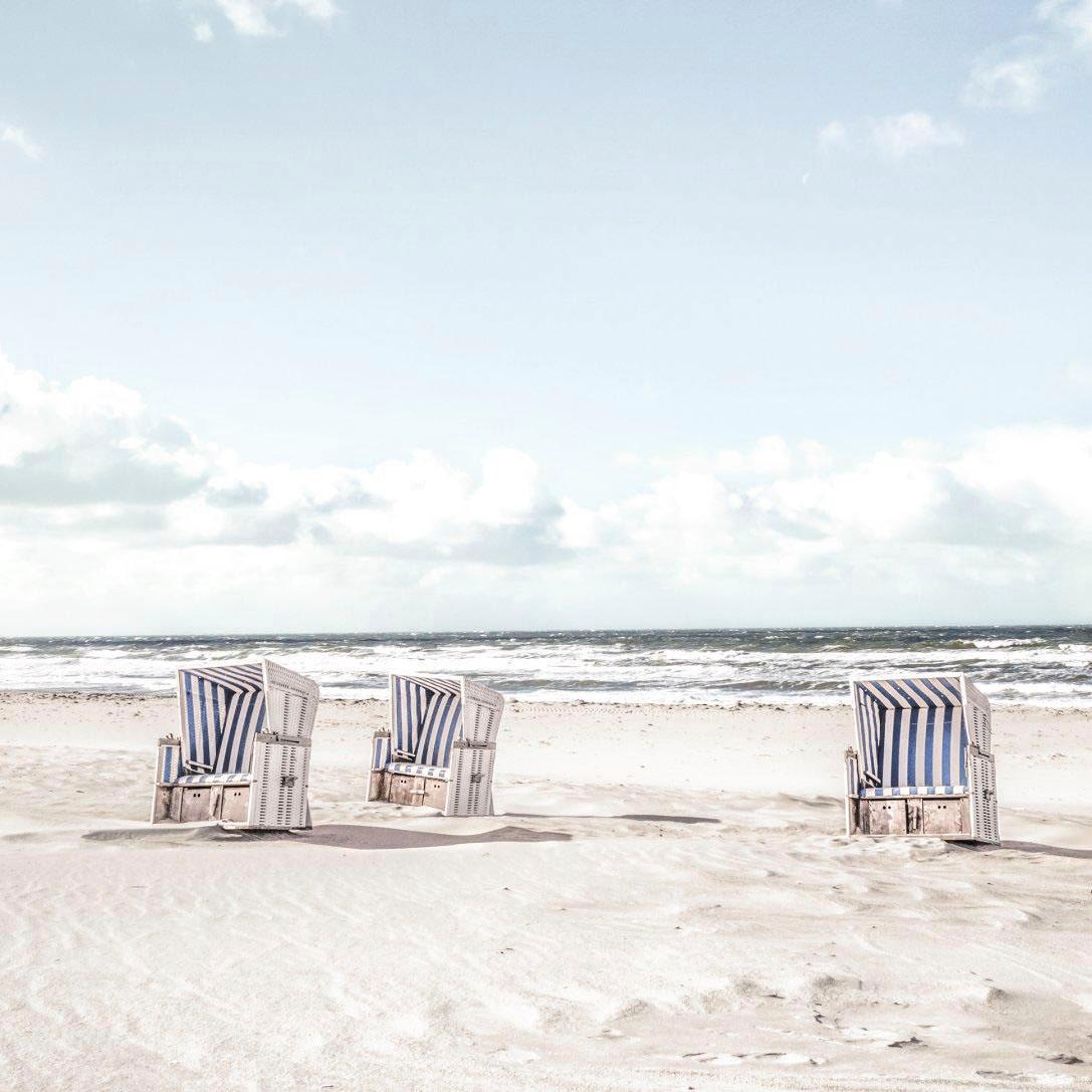 Image of Reinders! Glasbild »Tag im Strandkorb« bei Ackermann Versand Schweiz