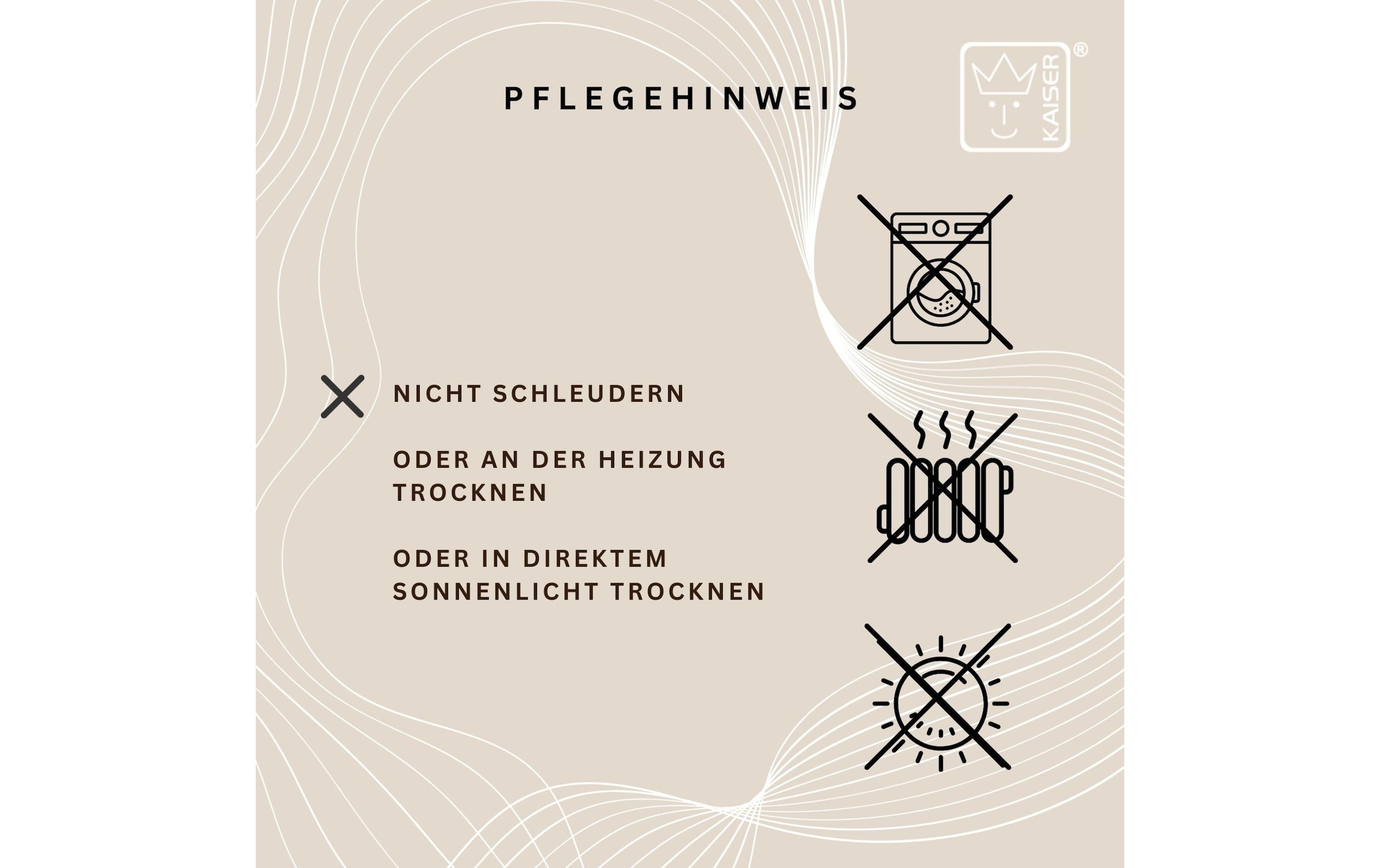 Kaiser Chauffe-mains pour poussette »Handschuh Reflect Kiwa«