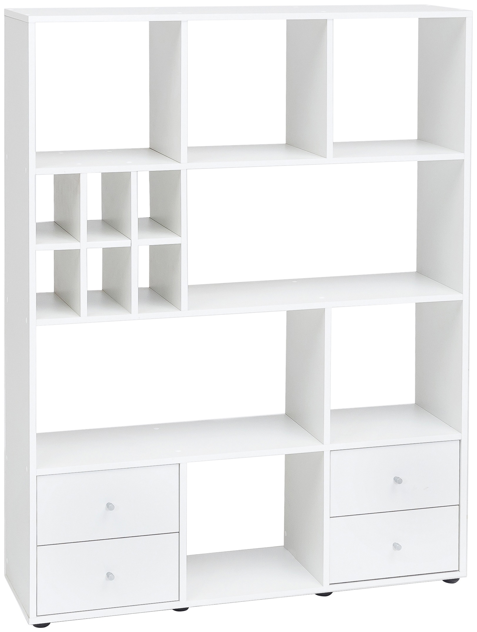 Image of Wilmes Raumteilerregal, Breite 104 cm, mit 4 Schubladen und 13 Fächern bei Ackermann Versand Schweiz