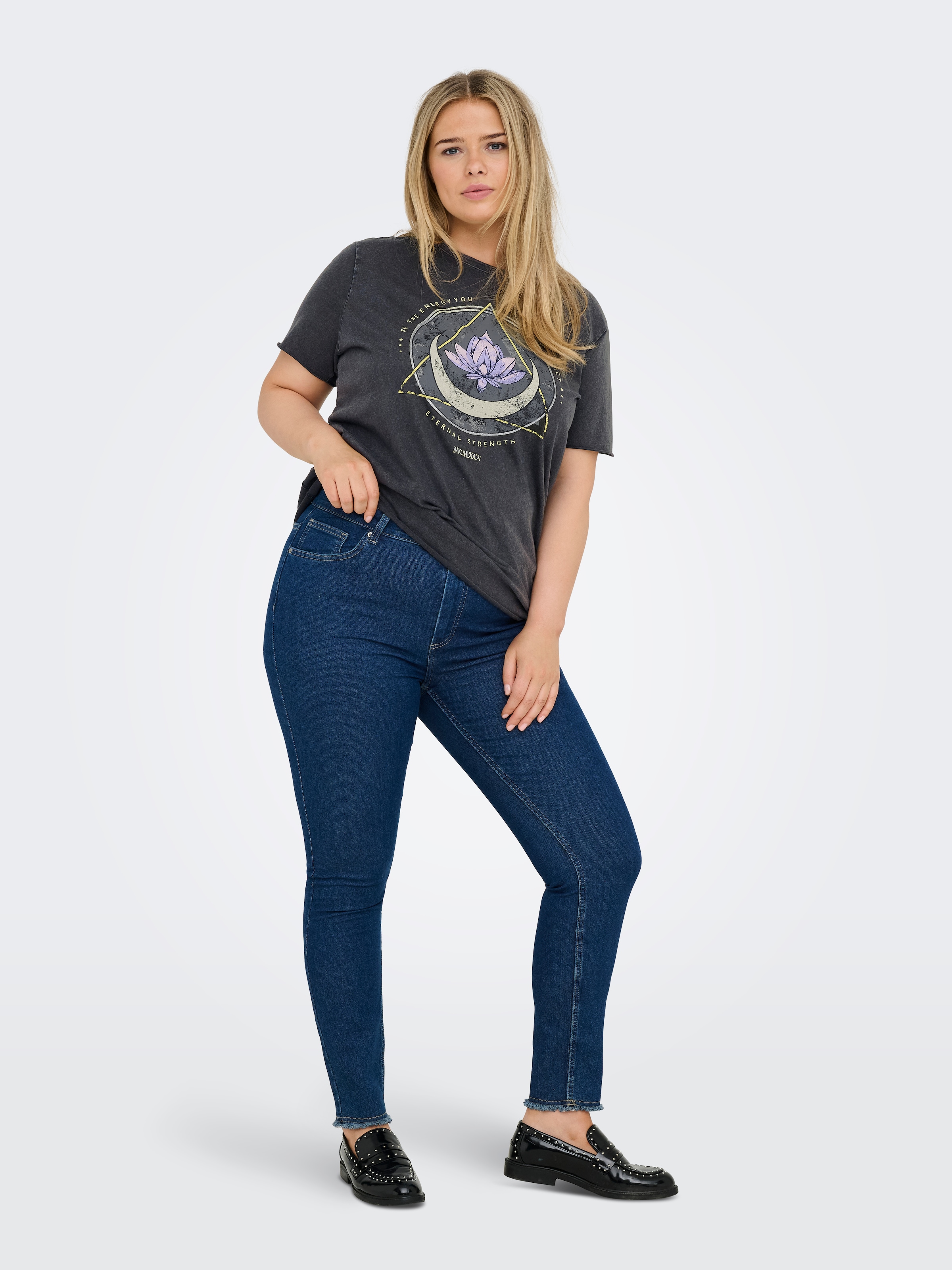 ONLY CARMAKOMA T-Shirt »CARLUCY LIFE REG S/S TOP JRS NOOS«