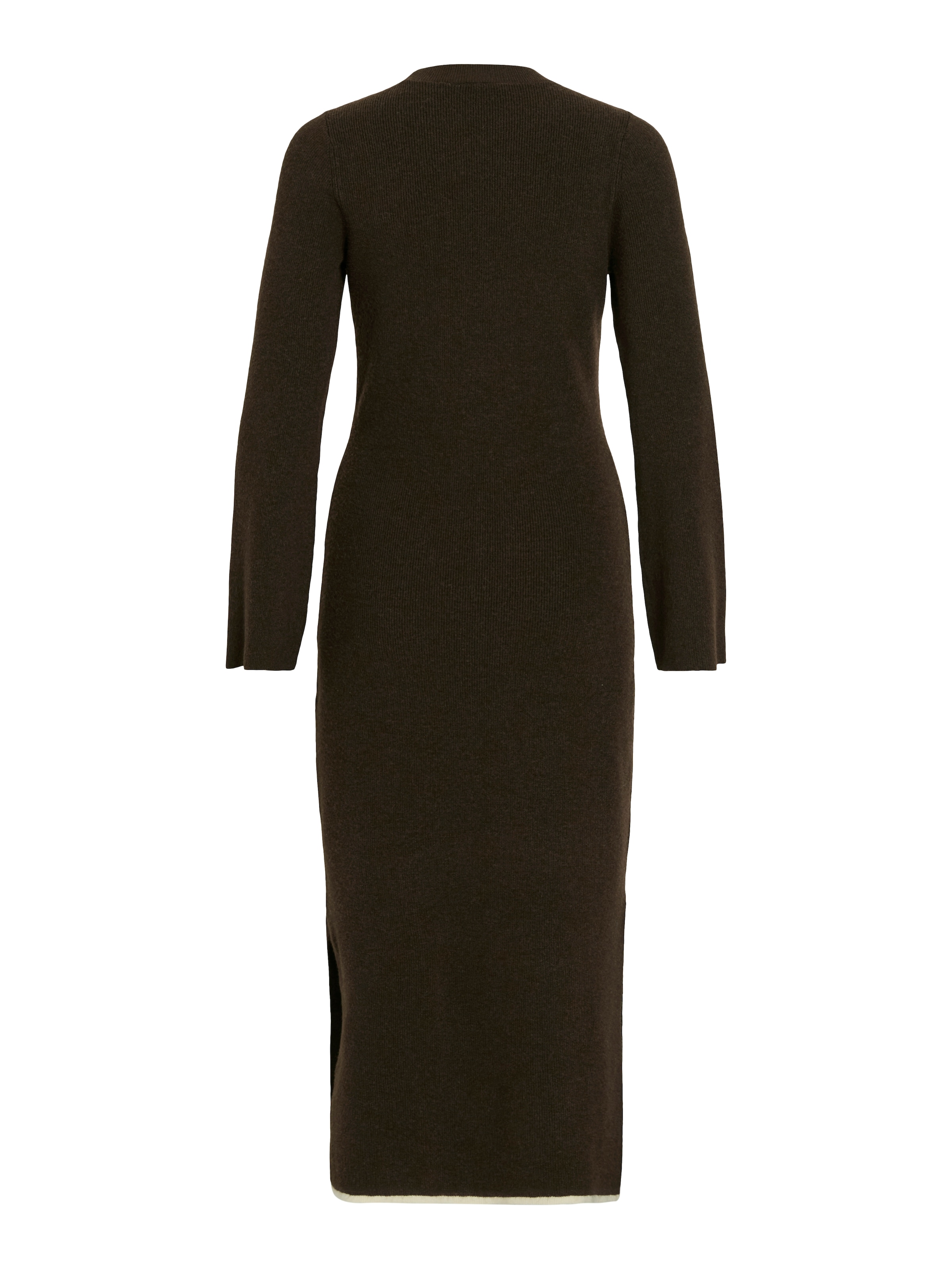 Vila Robe en tricot »VIKERRY O-NECK L/S KNIT MAXI DRESS-NOOS« mélange de matériaux, coupe régulière