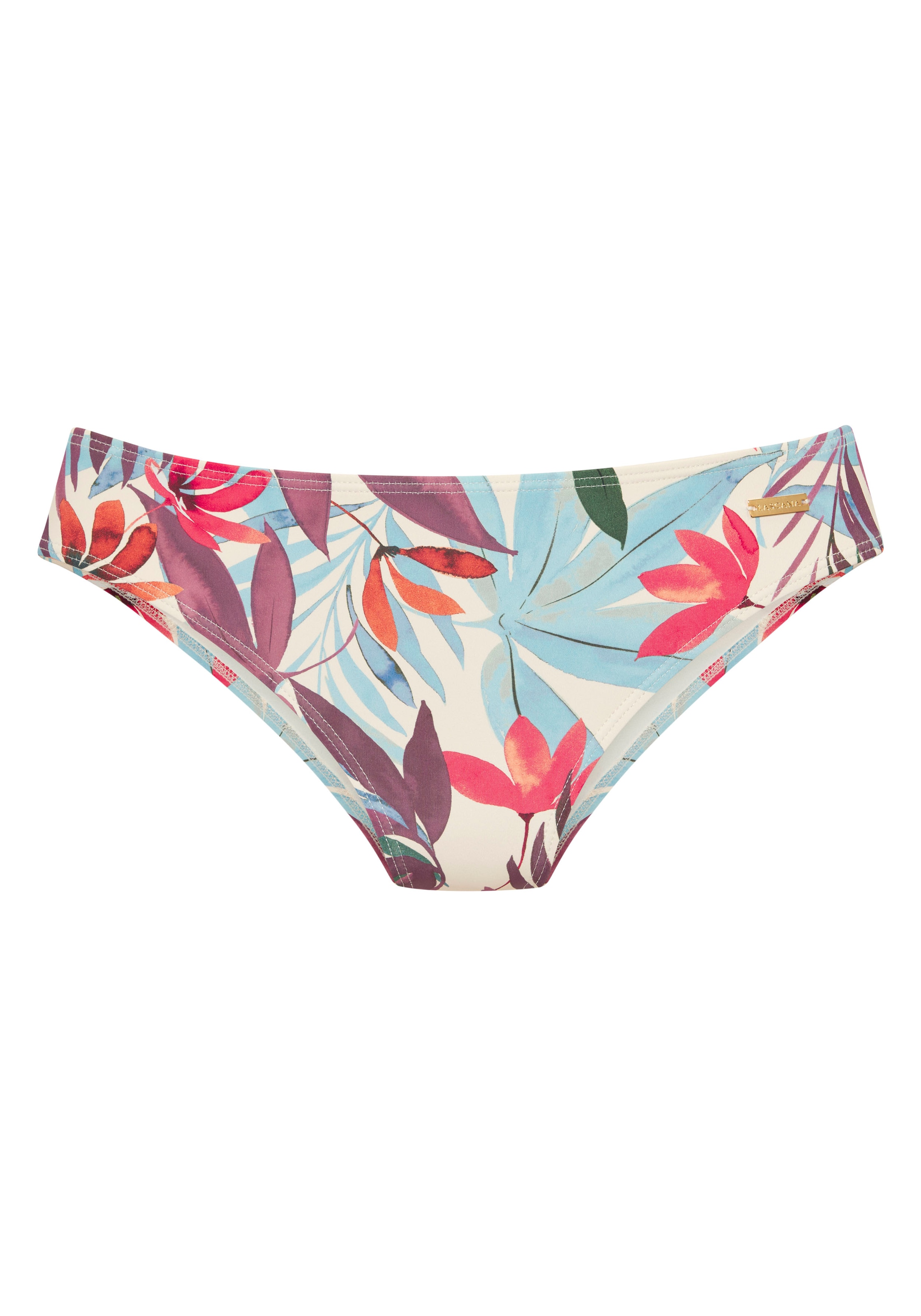 LASCANA Bikini-Hose »Imani«, mit sommerlichem Blätterprint