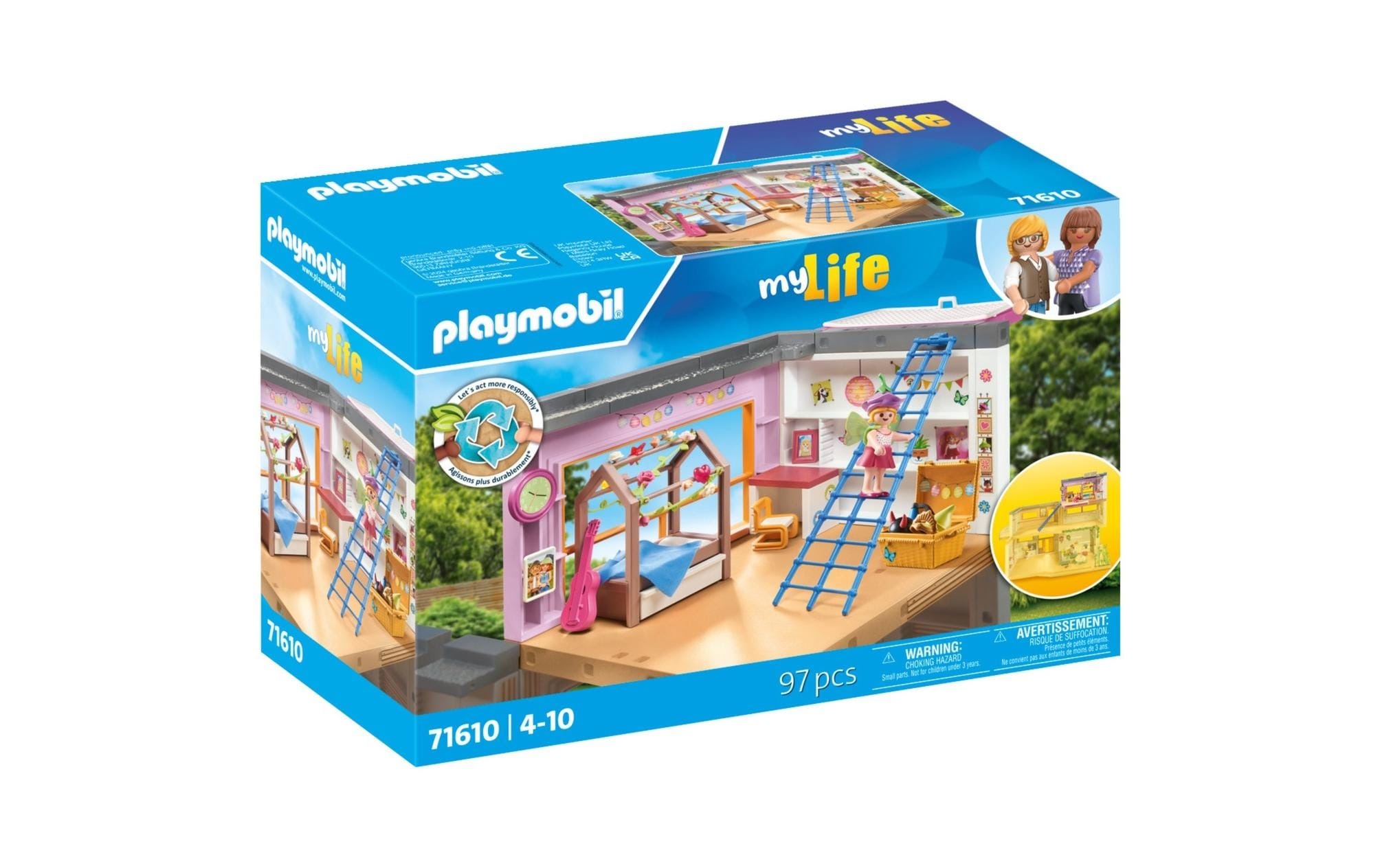 Image of Playmobil Spielbausteine "My Life Kinderzimmer 71610"