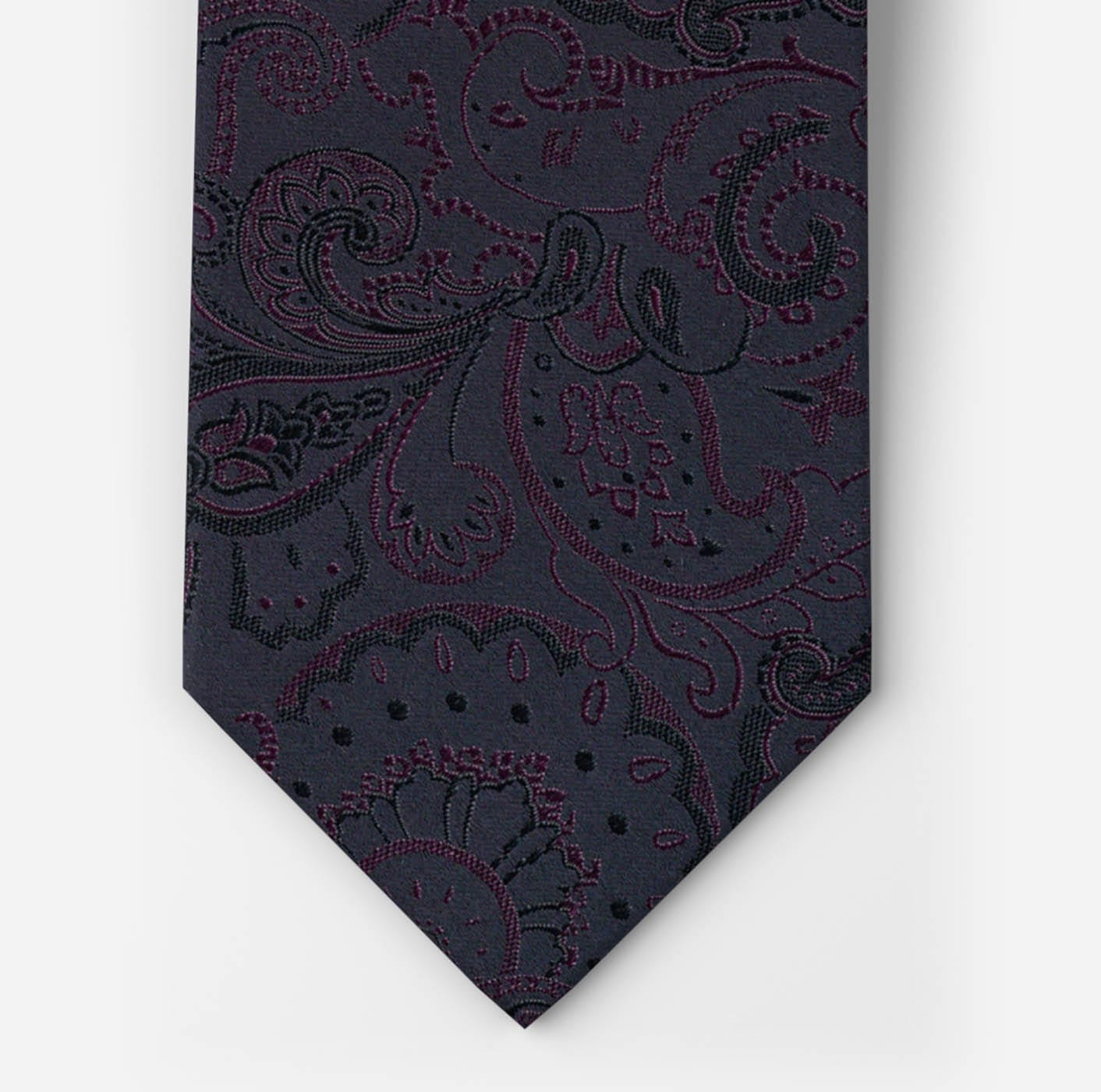 OLYMP Krawatte reine Seide, modisches Muster, 6,5 cm