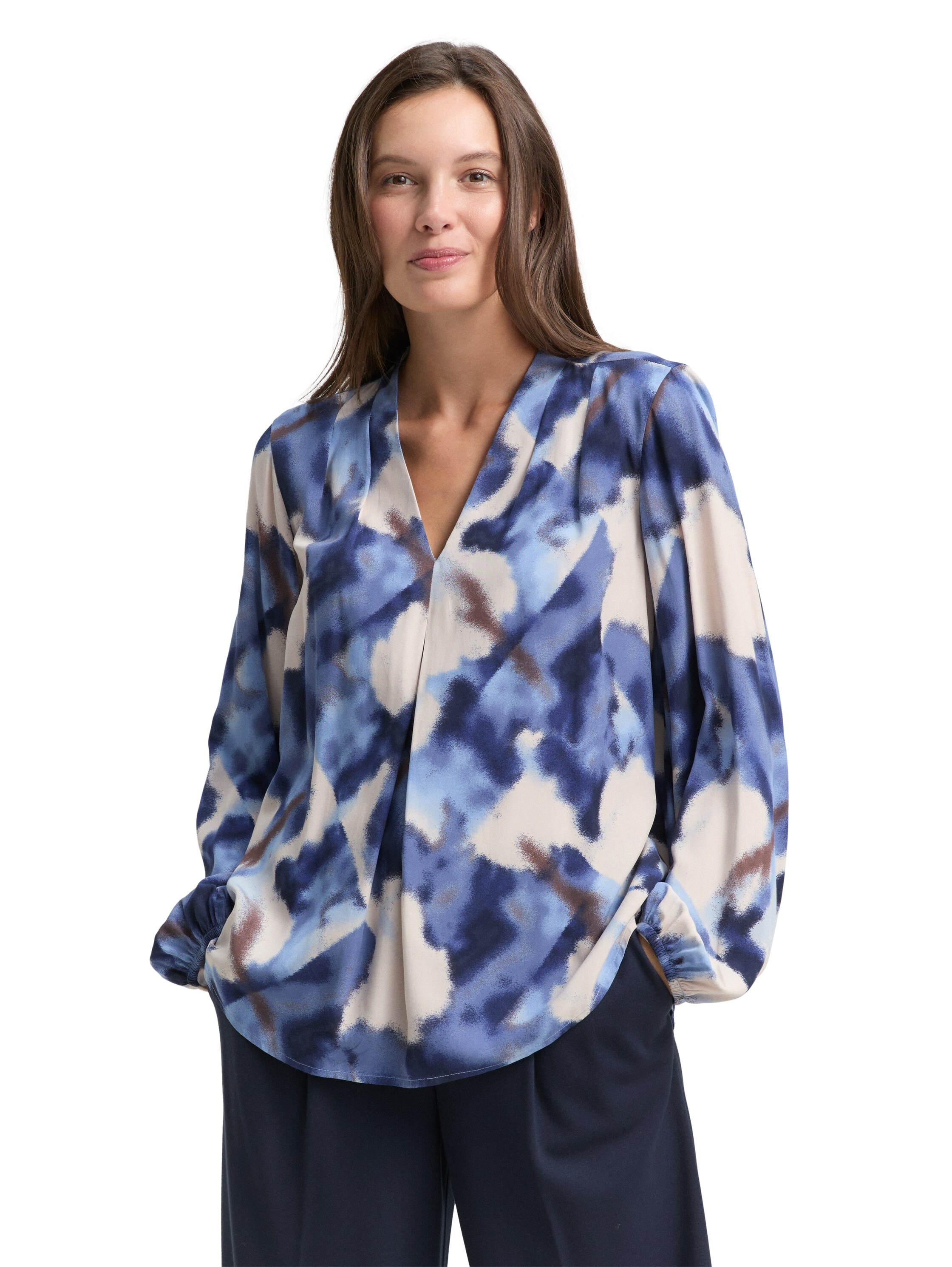 Image of TOM TAILOR Klassische Bluse mit All-Over Print