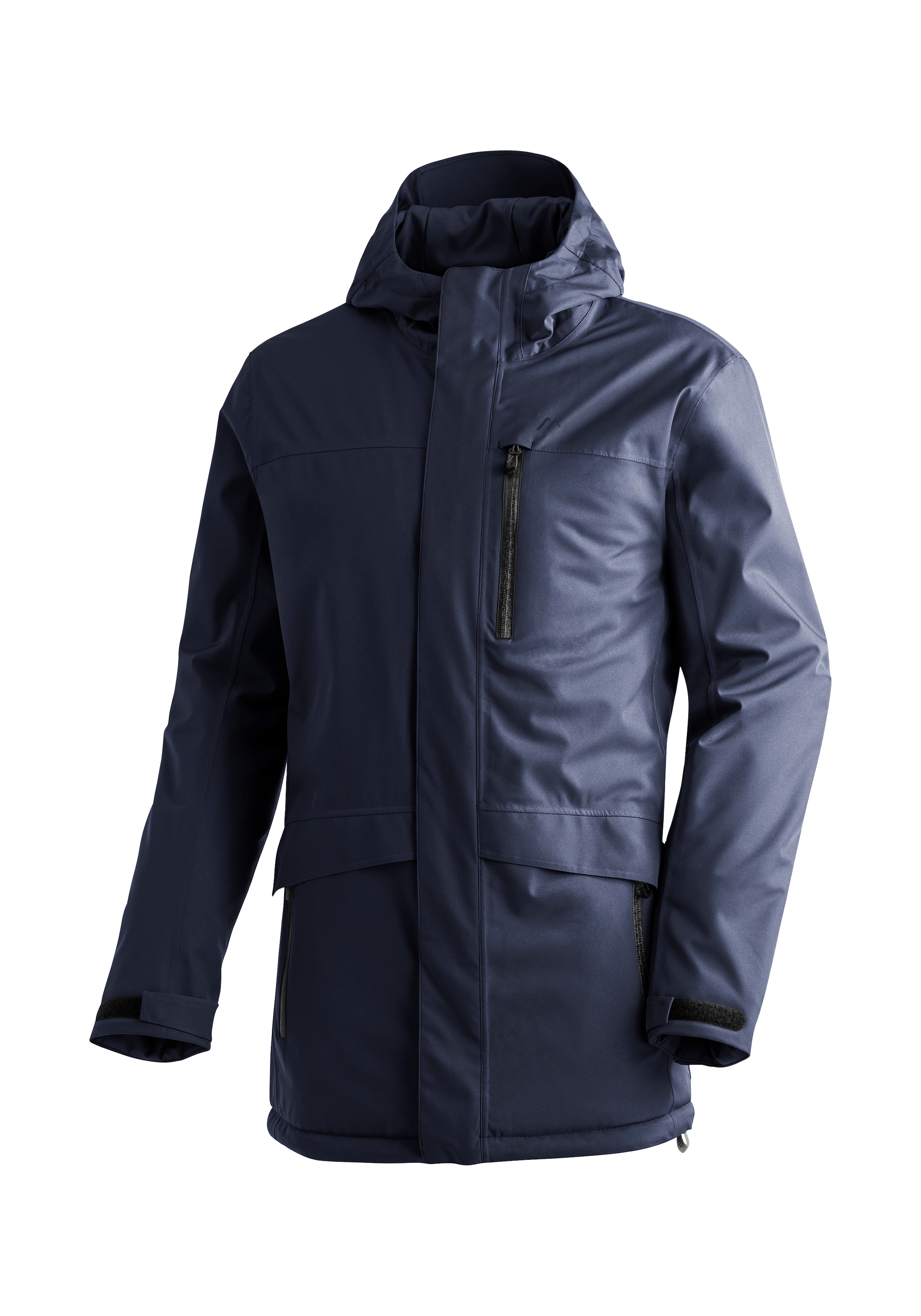 Image of Maier Sports Winterjacke "Peyor long" warme Herren Regenjacke, wattierter Parka, wasserdicht + atmungsaktiv