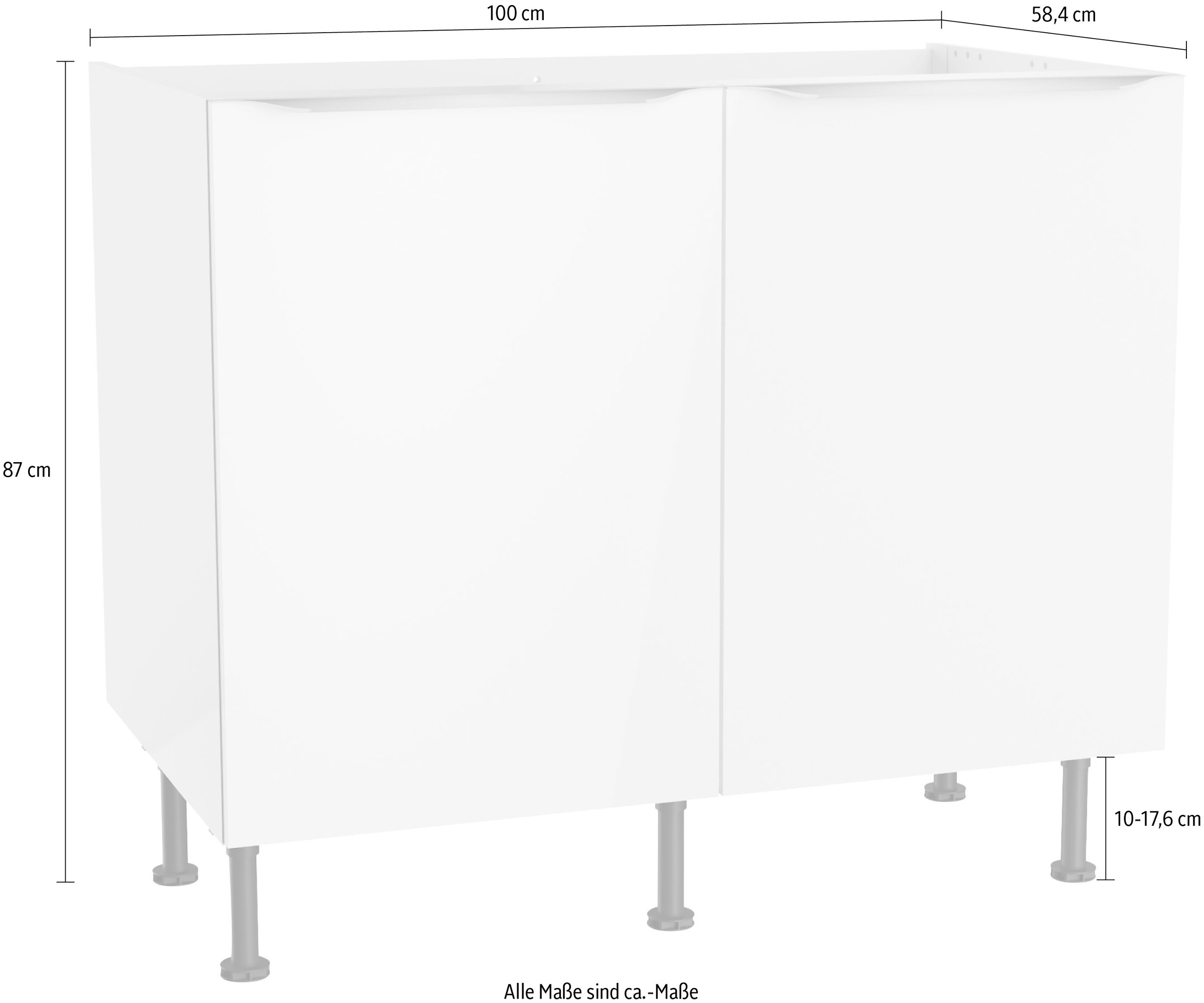 KOCHSTATION Spülenschrank »KS-Aken«