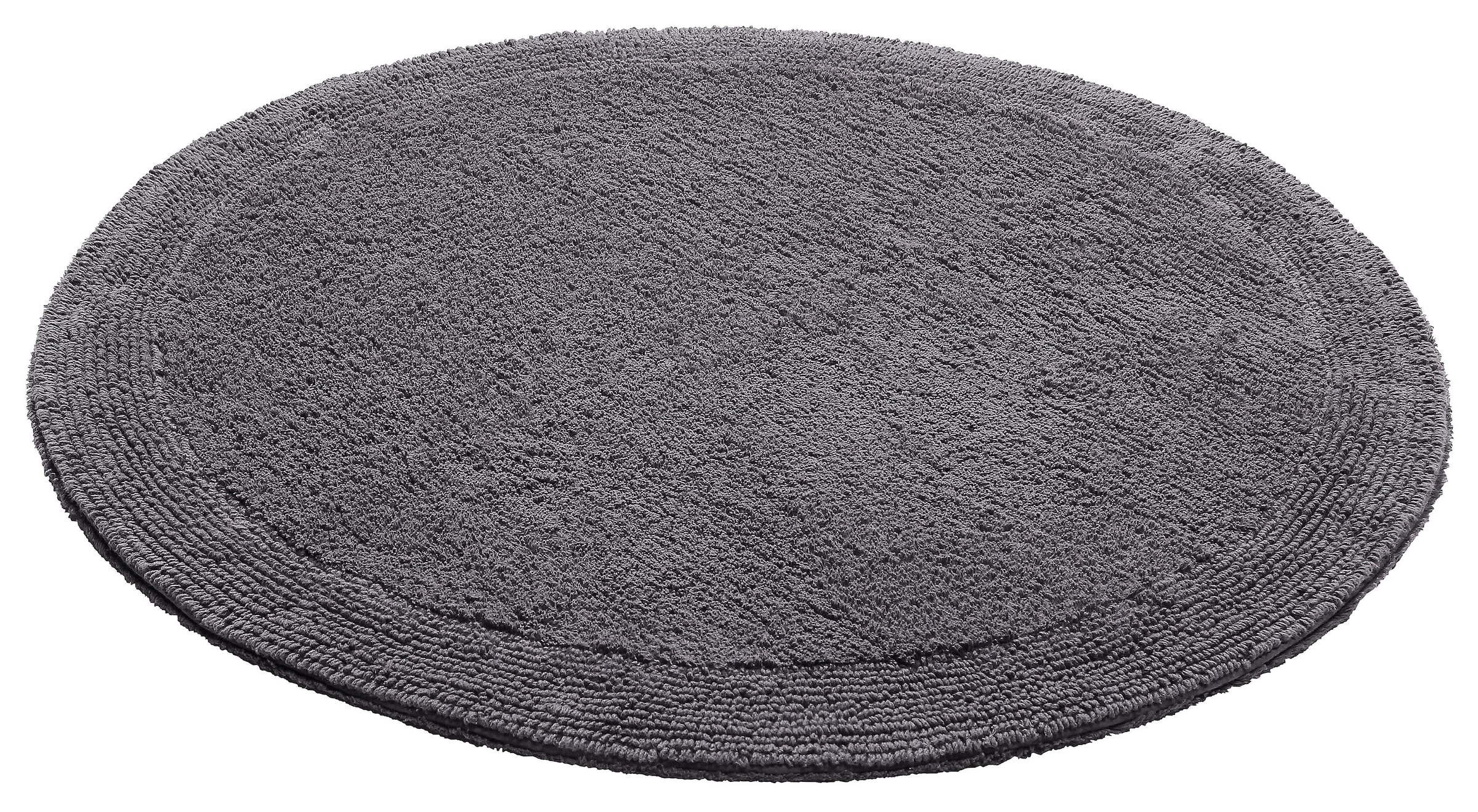my home Badematte »Kapra, Badvorleger, Badezimmer Teppich«, beidseitig nutzbar-fussbodenheizungsgeeignet-strapazierfähig, mit Bordüre, Badteppich, Badematte, Baumwolle