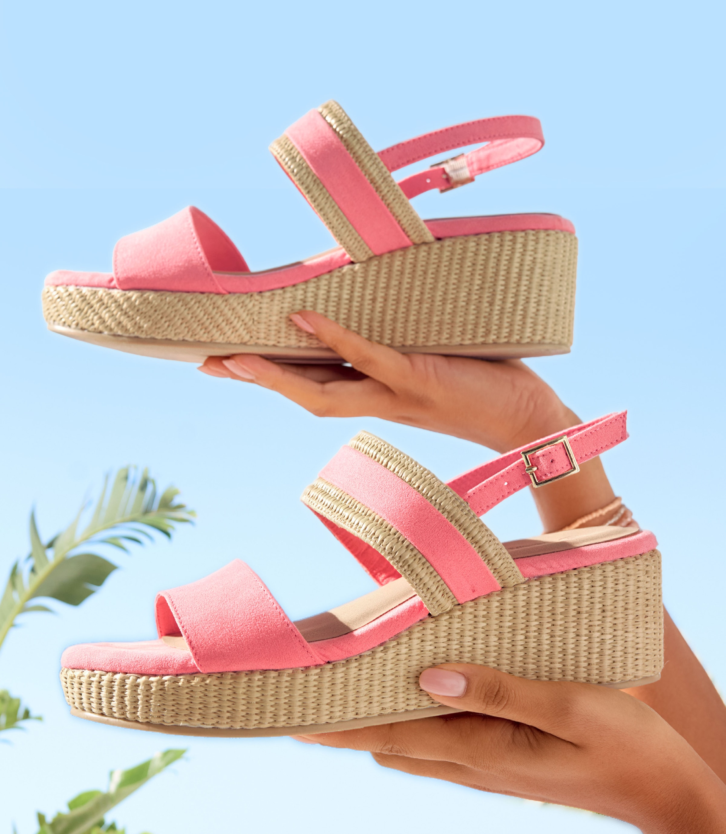 Beachtime Sandales »Sommerschuh, Sandale, offener Schuh, Keilsandalette,«  NEU mit Keilabsatz VEGAN