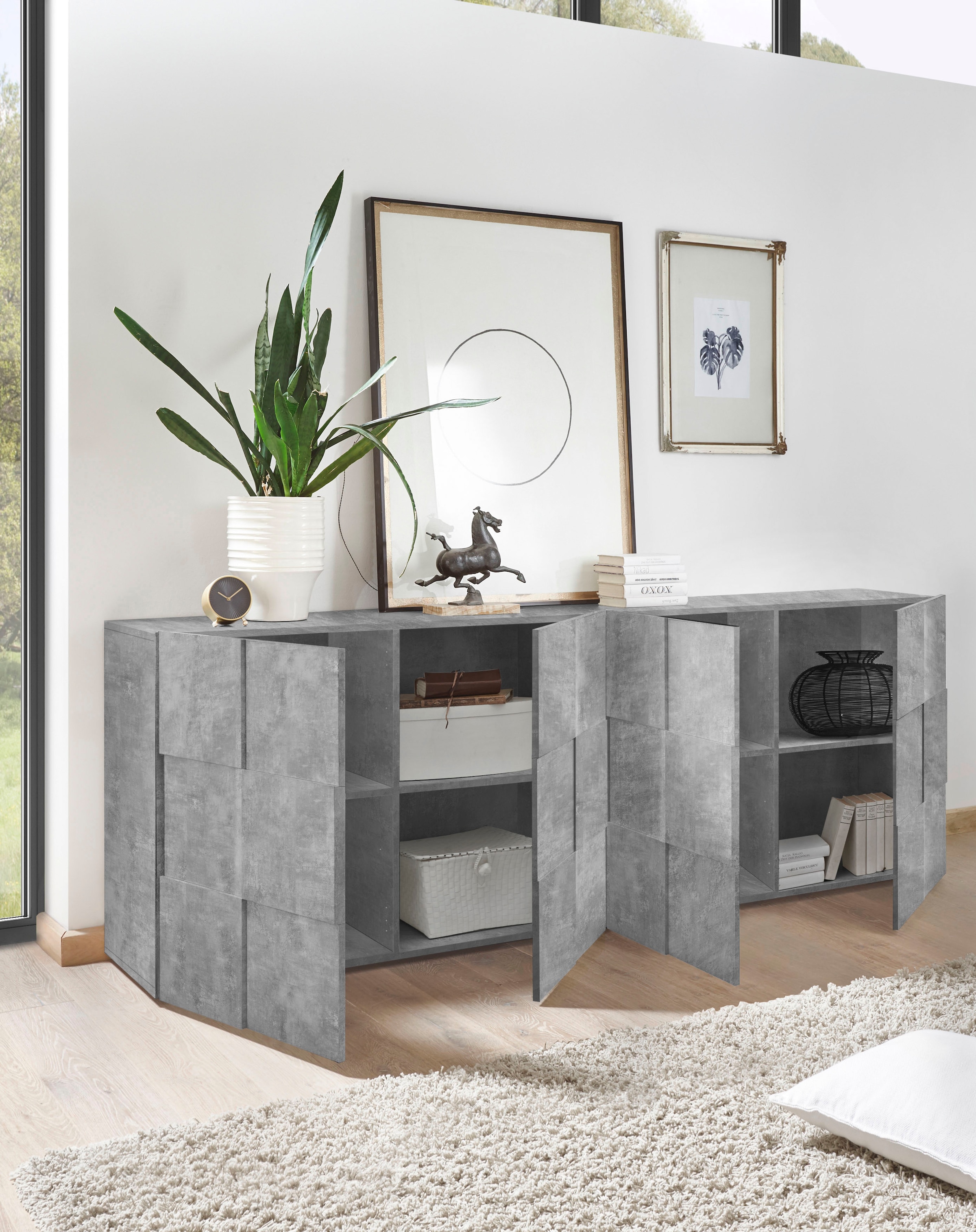 INOSIGN Sideboard »Dama Sideboard«, grifflos