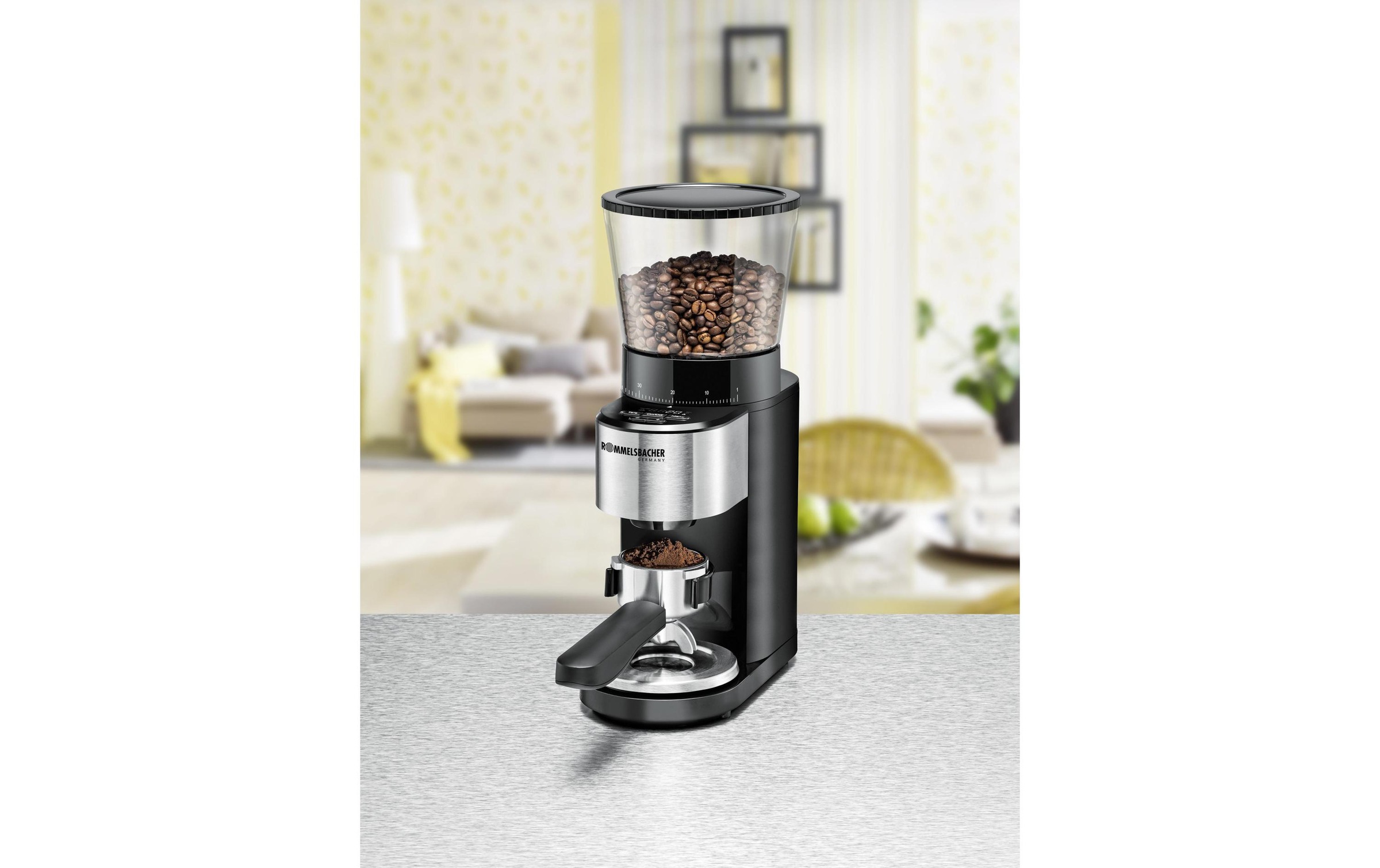 Rommelsbacher Kaffeemühle »KG 520.M«, Kegelmahlwerk, 400 g Bohnenbehälter