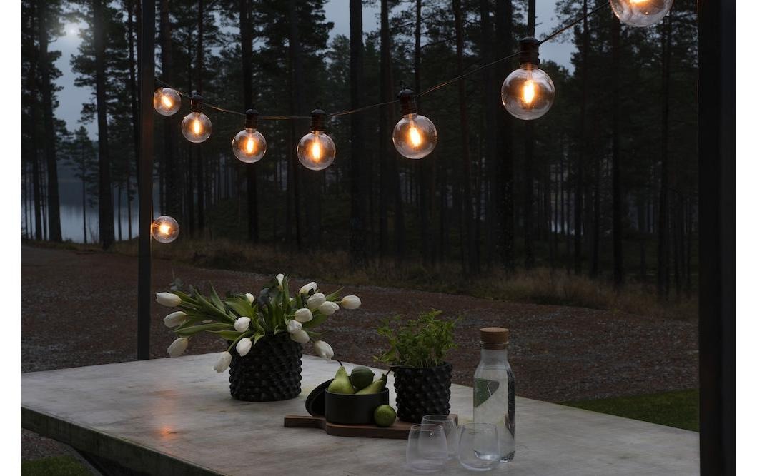 KONSTSMIDE Lichterkette »Solar 2337 10 LEDs Transparent«, 10 St.-flammig