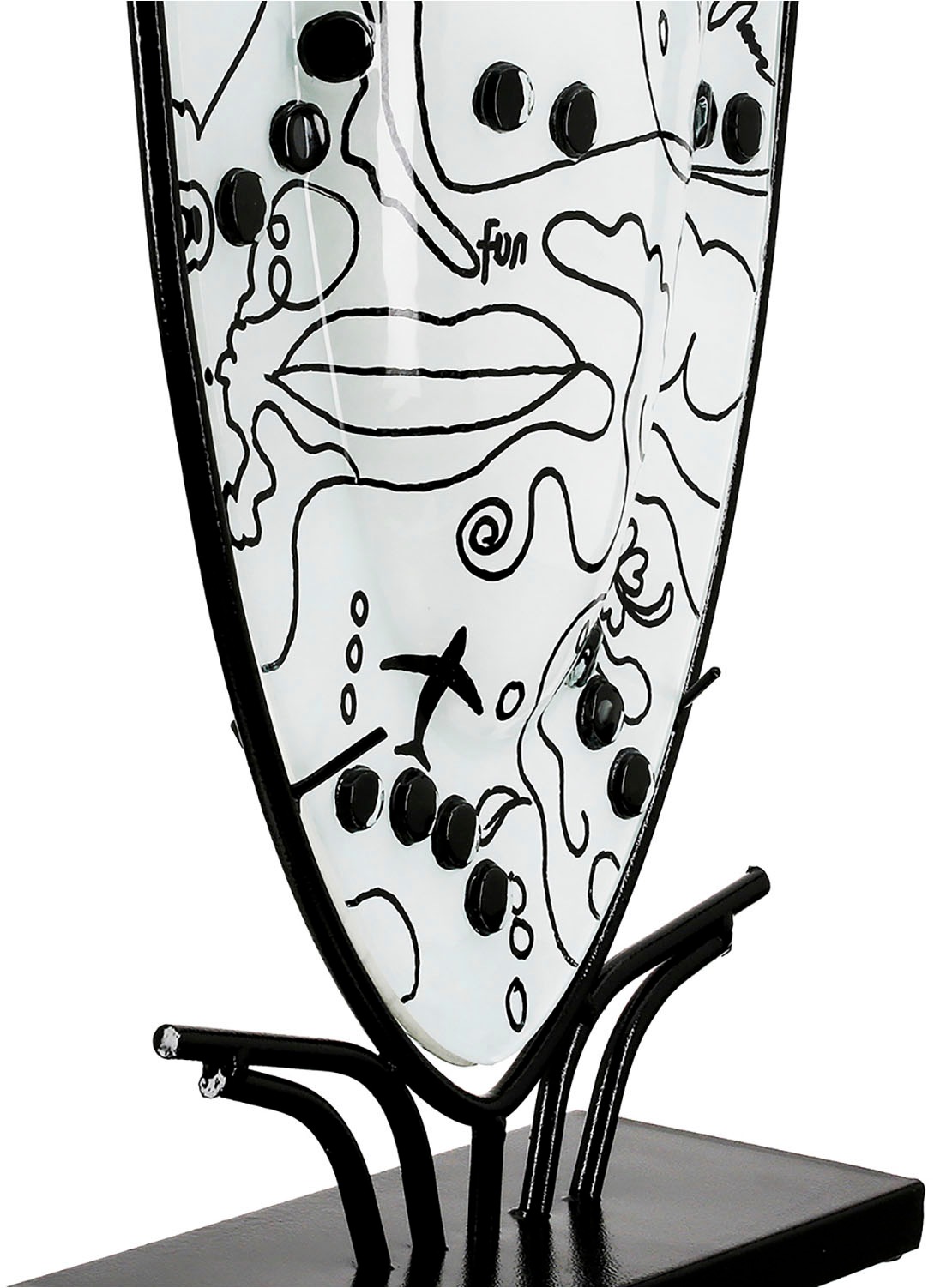 Casablanca by Gilde Bodenvase »Vase Modern Art weiss H.49 cm«, (1 St.)