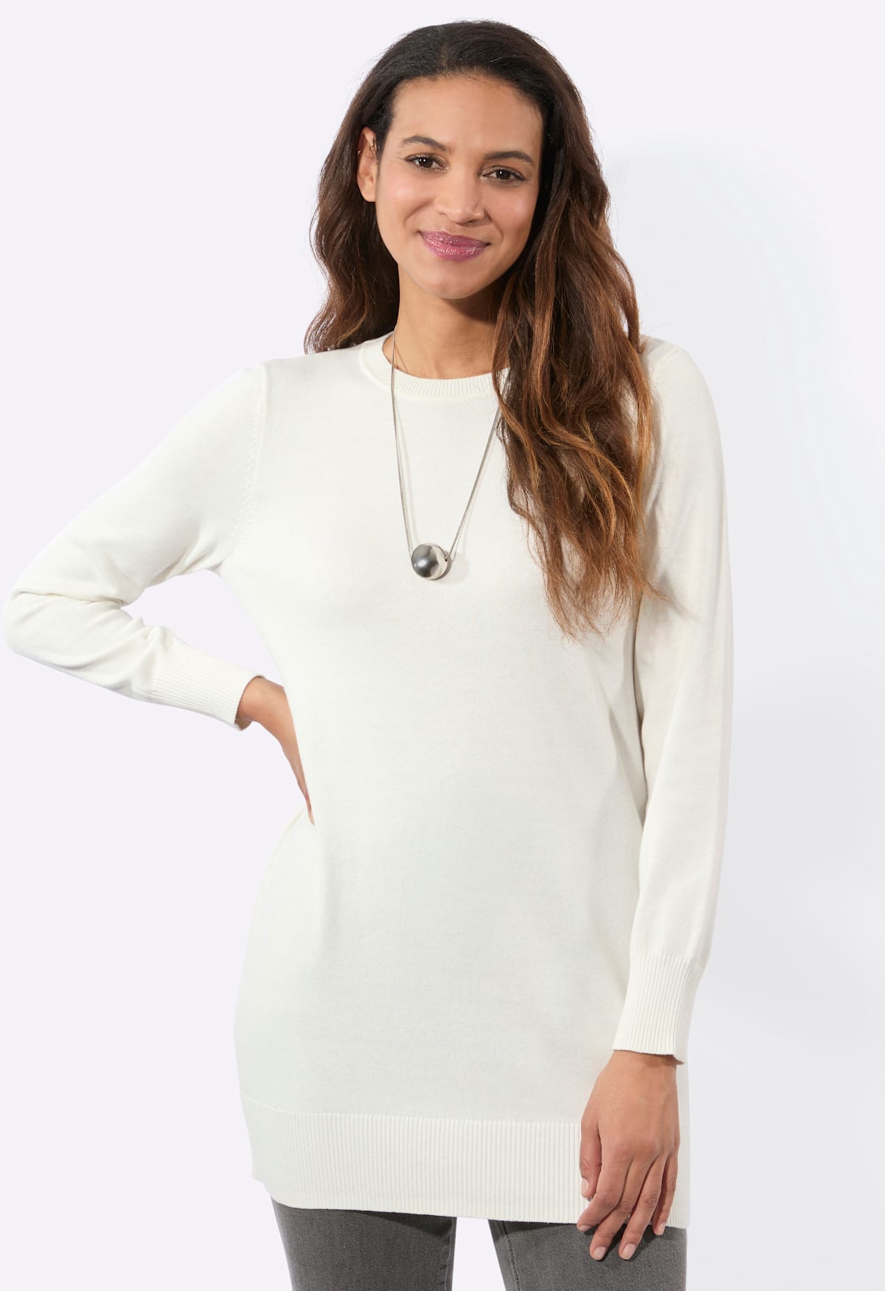 Image of Casual Looks Strickpullover "Longpullover"