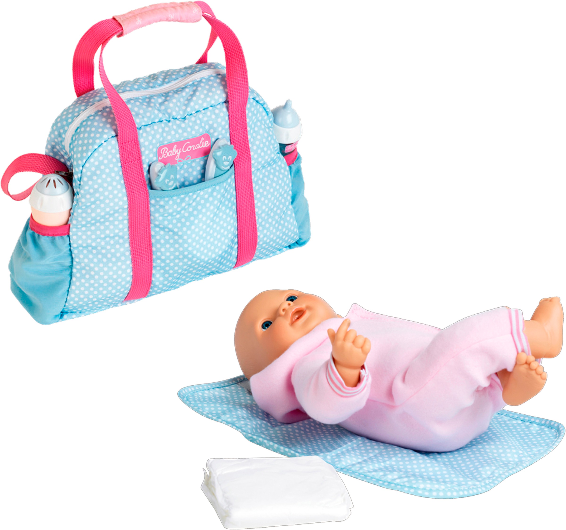 Klein Puppen Wickeltasche »Baby Coralie«