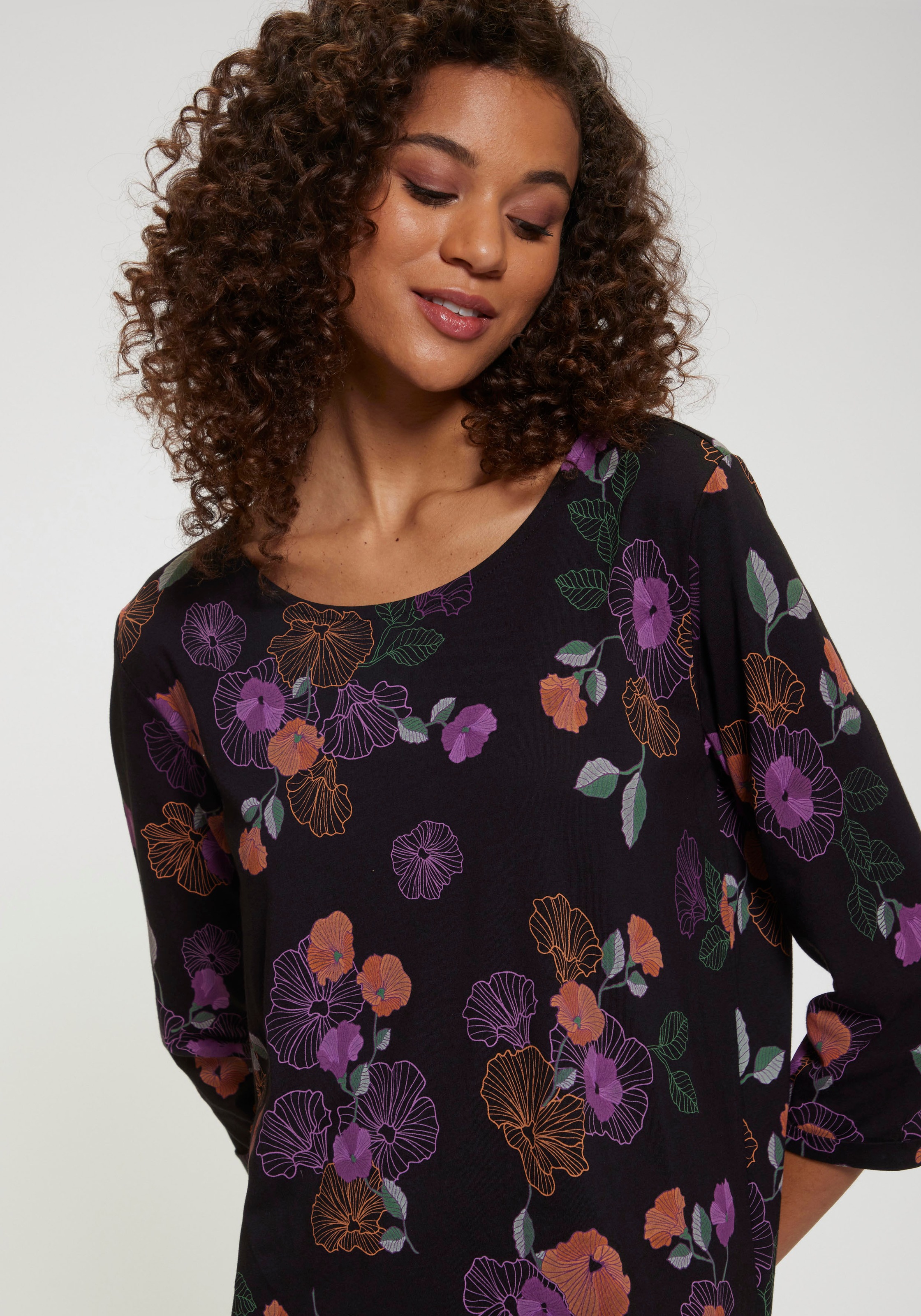 Vivance Dreams Nachthemd, mit Blumen-Druck