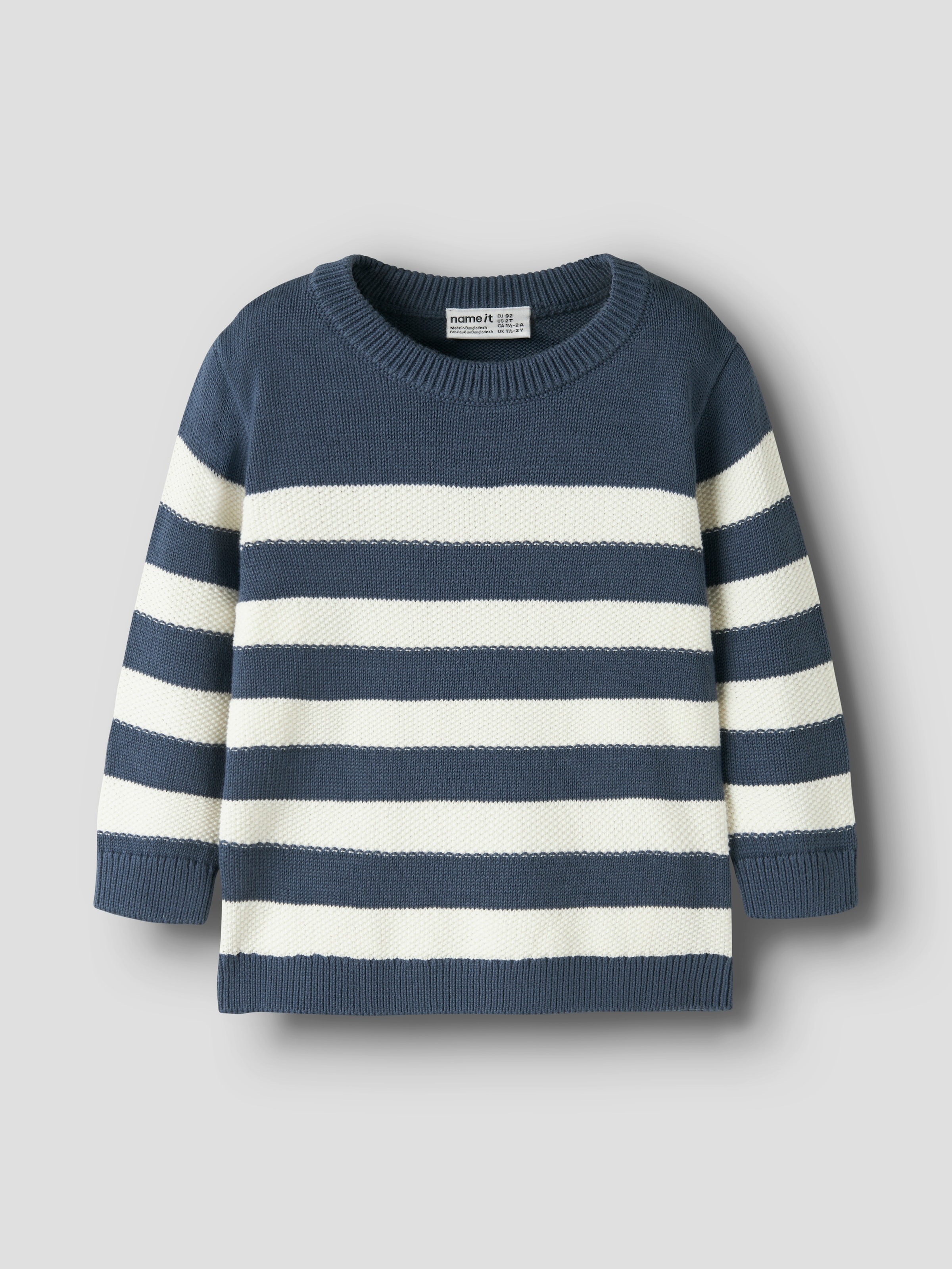 Image of Name It Strickpullover "NMMLOGAN LS LOOSE KNIT" Baumwolle, loose fit