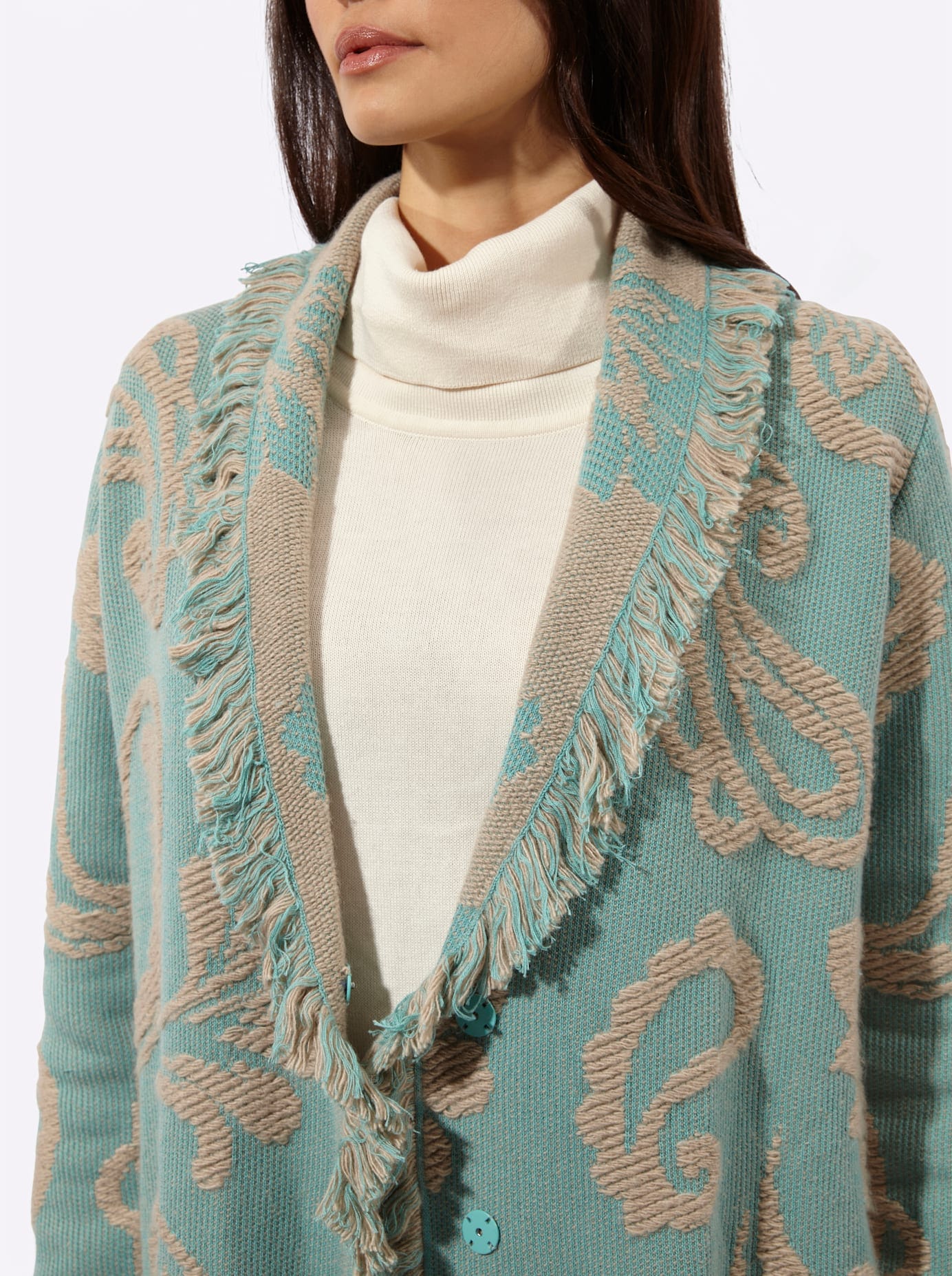 creation L Cardigan jacquard