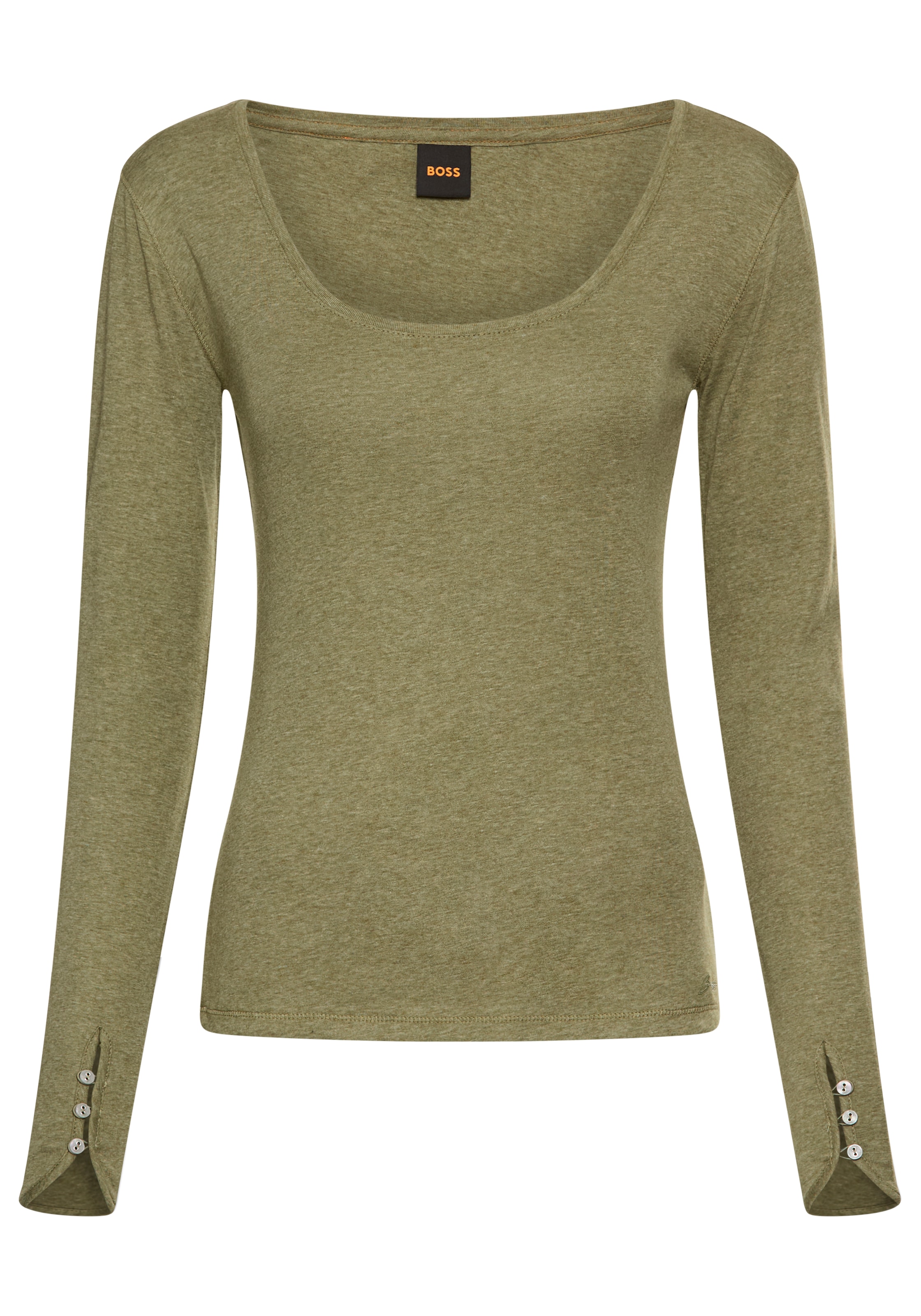 BOSS ORANGE Langarmshirt »Edeline Premium Damenmode«