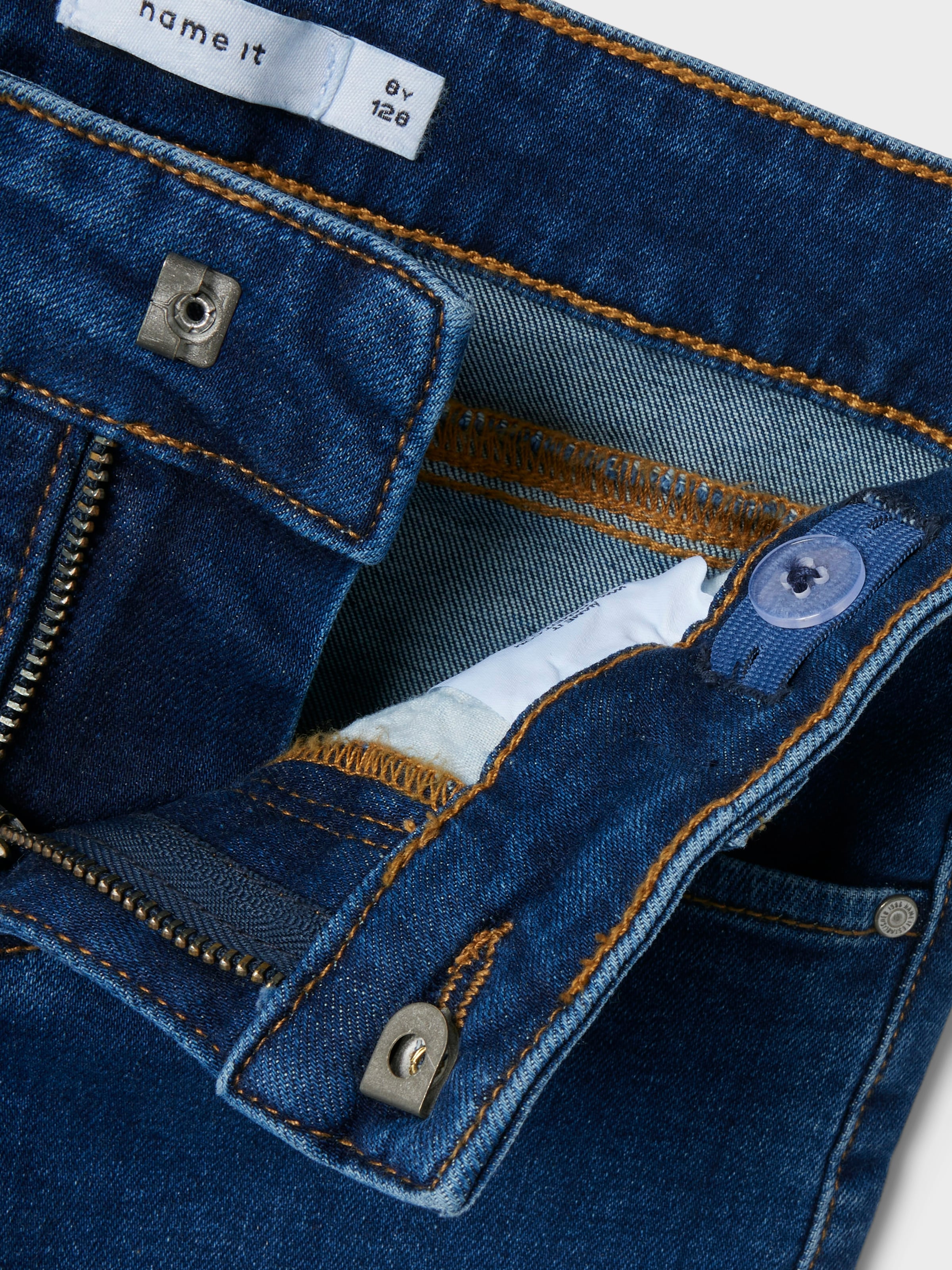 Name It Weite Jeans »NKFPOLLY X-WIDE JEANS 3057-FR NOOS« Baumwollmischung, Wide Fit an den Beinen, leichter Used Look