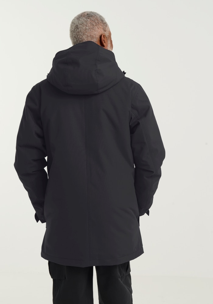 Jack Wolfskin Funktionsparka »CANYON SHIELD PARKA M« für Winter, atmungsaktiv, winddicht, mit abnehmbarer Kapuze