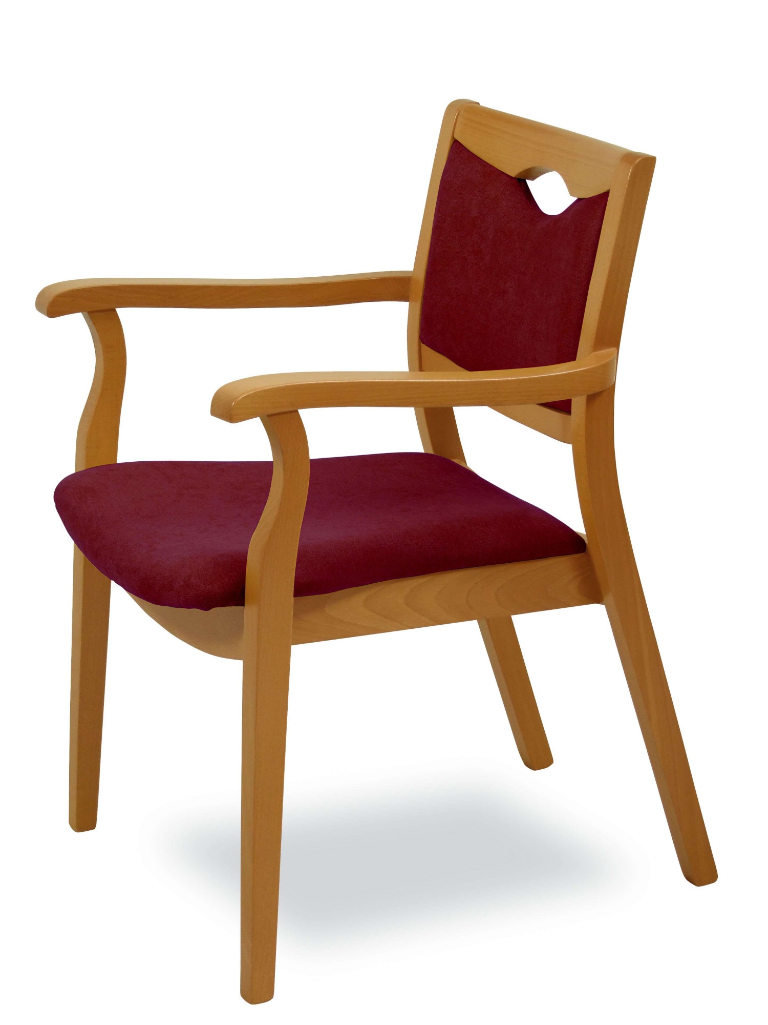 Image of Home affaire Armlehnstuhl "London, Stuhl, Komfortsessel, 3 Gestellfarben, Made in Italy" () 1 Stk.Extra-komfortabel, ergonomisch, fleckenabweisendes Gewebe, Massivholz