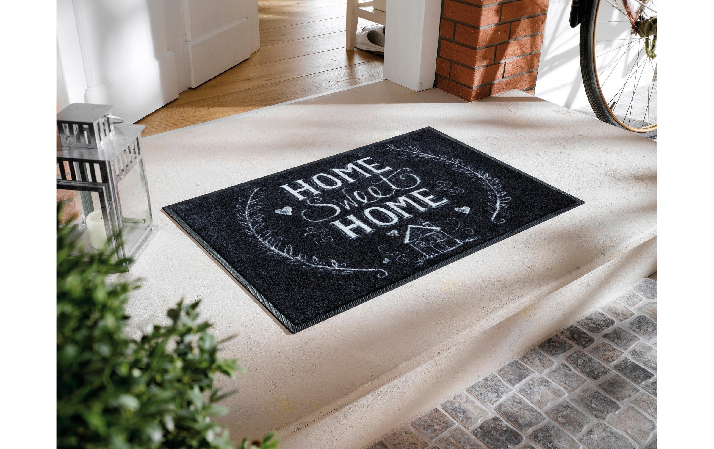 wash+dry by Kleen-Tex Fussmatte »Chalky Home Fussmatte«, quadratisch, - mm Höhe