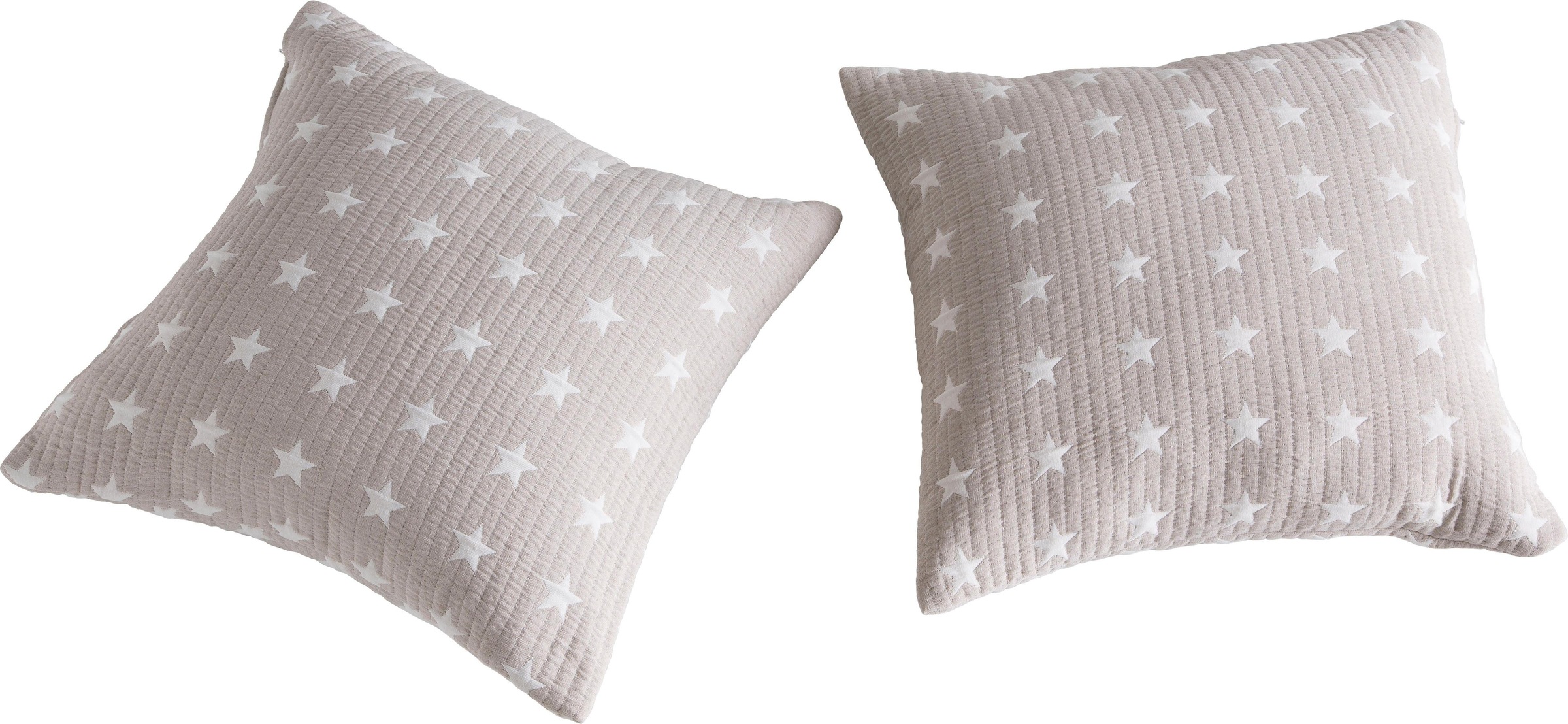 Image of GOODproduct Kissenbezüge "Yolanda Kissenhülle im Sterne Design" mit Steppung