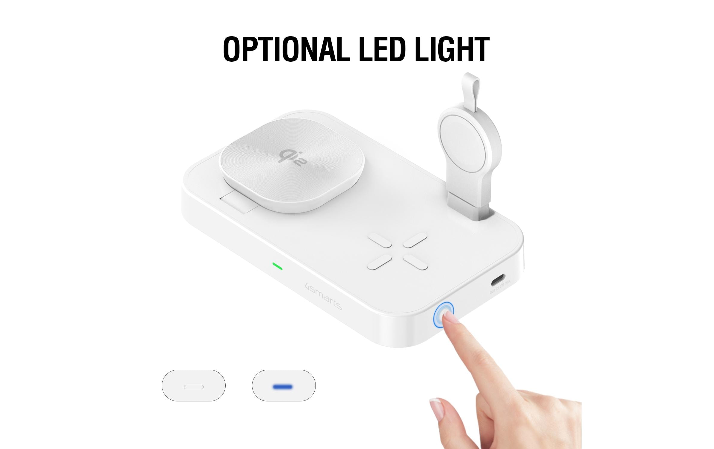 4smarts Ladestation »Trident mit Charger für Samsung Watch«