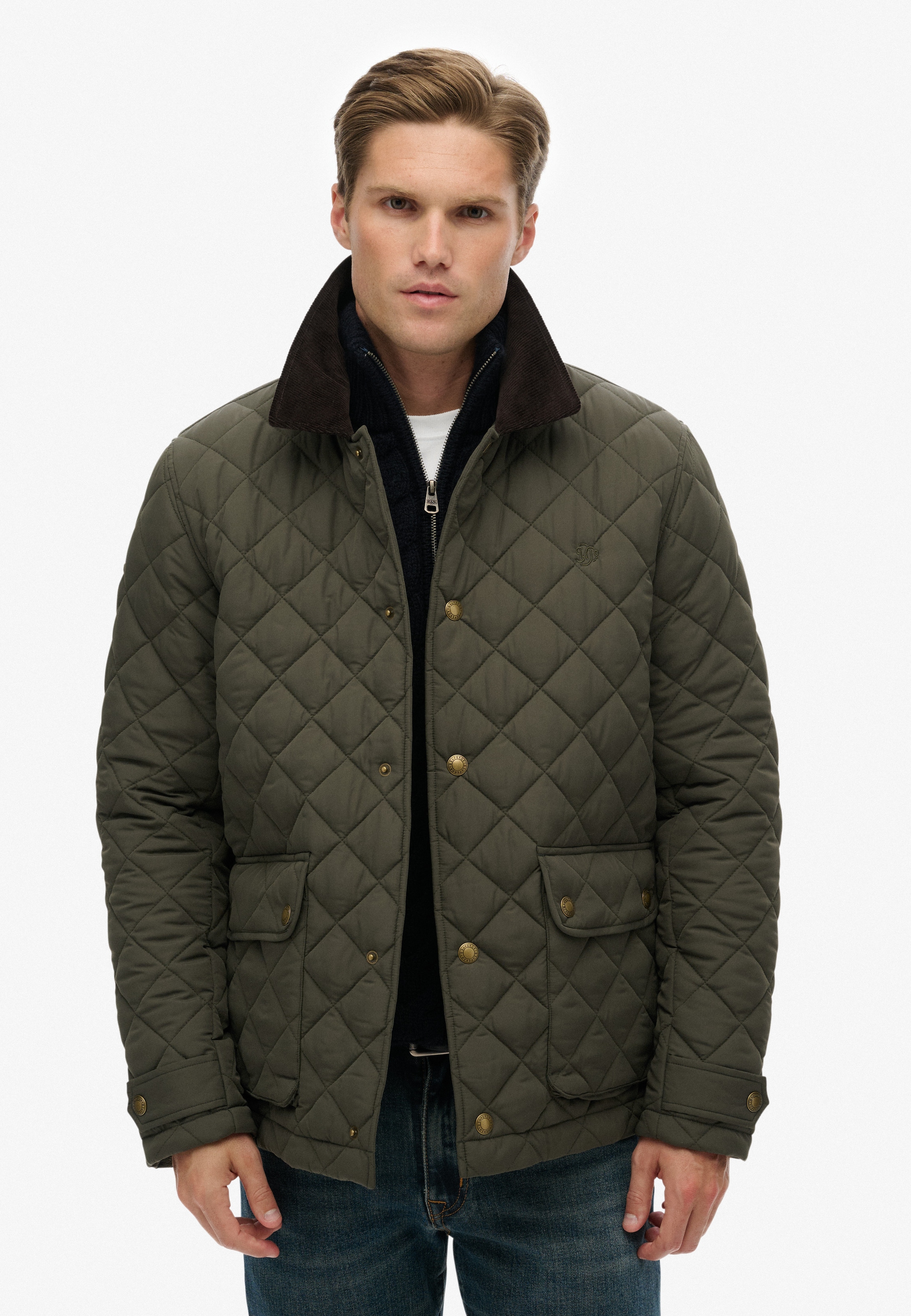 Superdry Veste matelassée »QUILTED ESTATE COACH JACKET« fibre synthétique, coupe régulière