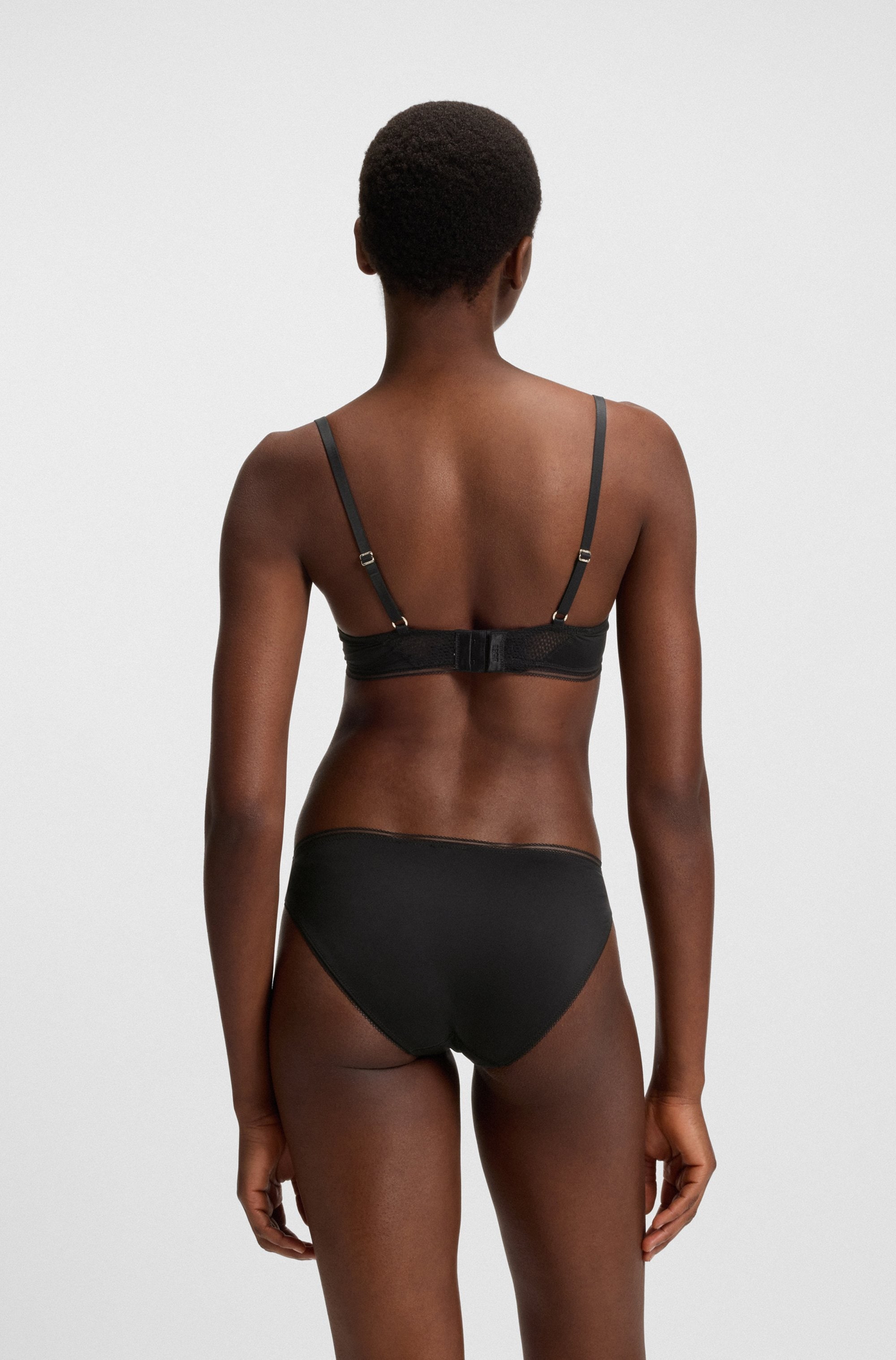 BOSS Slip »BRIEF B.PURE« mit Spitzeneinsatz