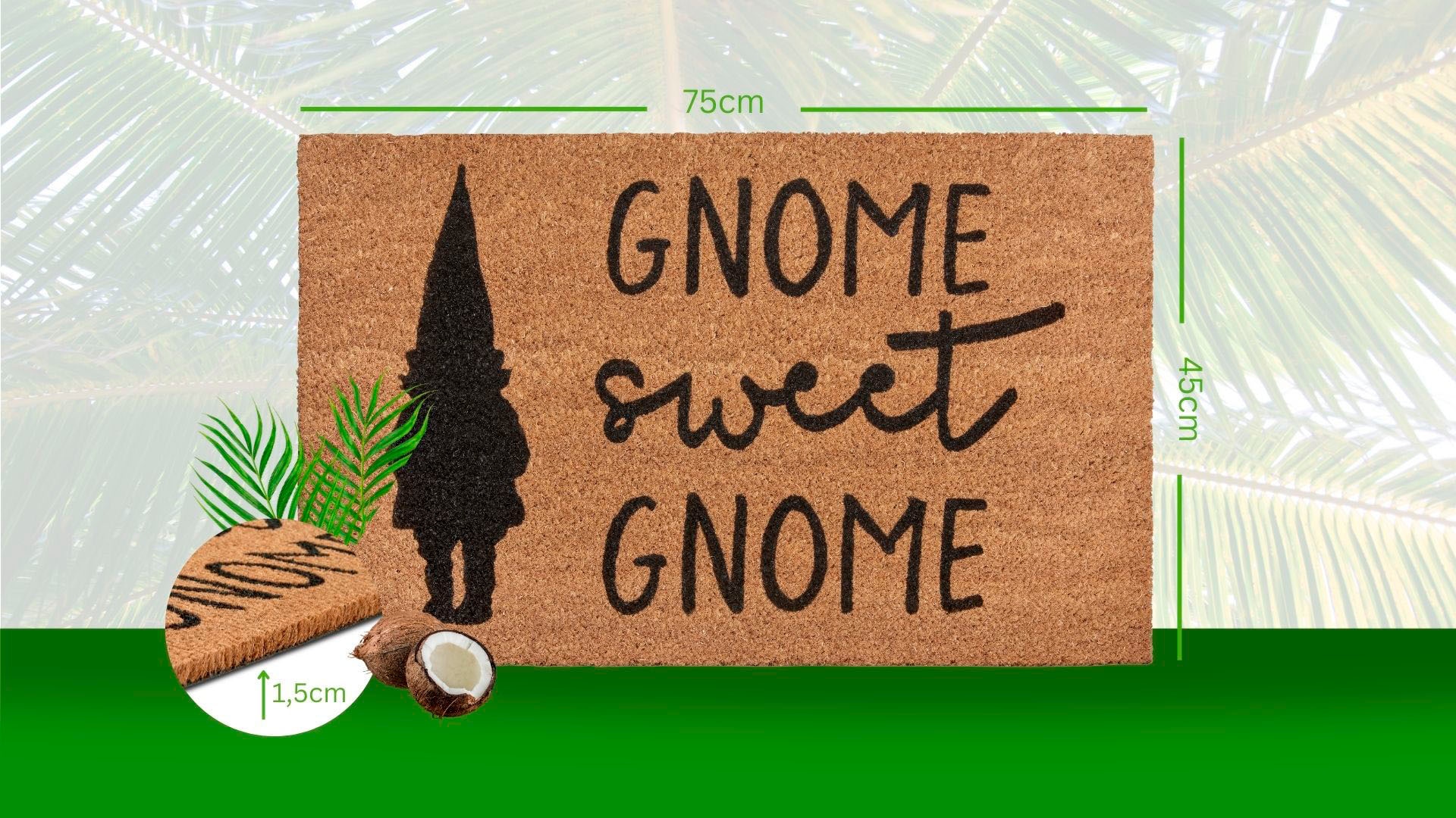 ♕ HANSE Home Fussmatte »Mix Mats Kokos Sweet Gnome«, rechteckig,  Weihnachten, Schmutzfangmatte, Outdoor, Rutschfest, Innen, Kokosmatte  versandkostenfrei auf