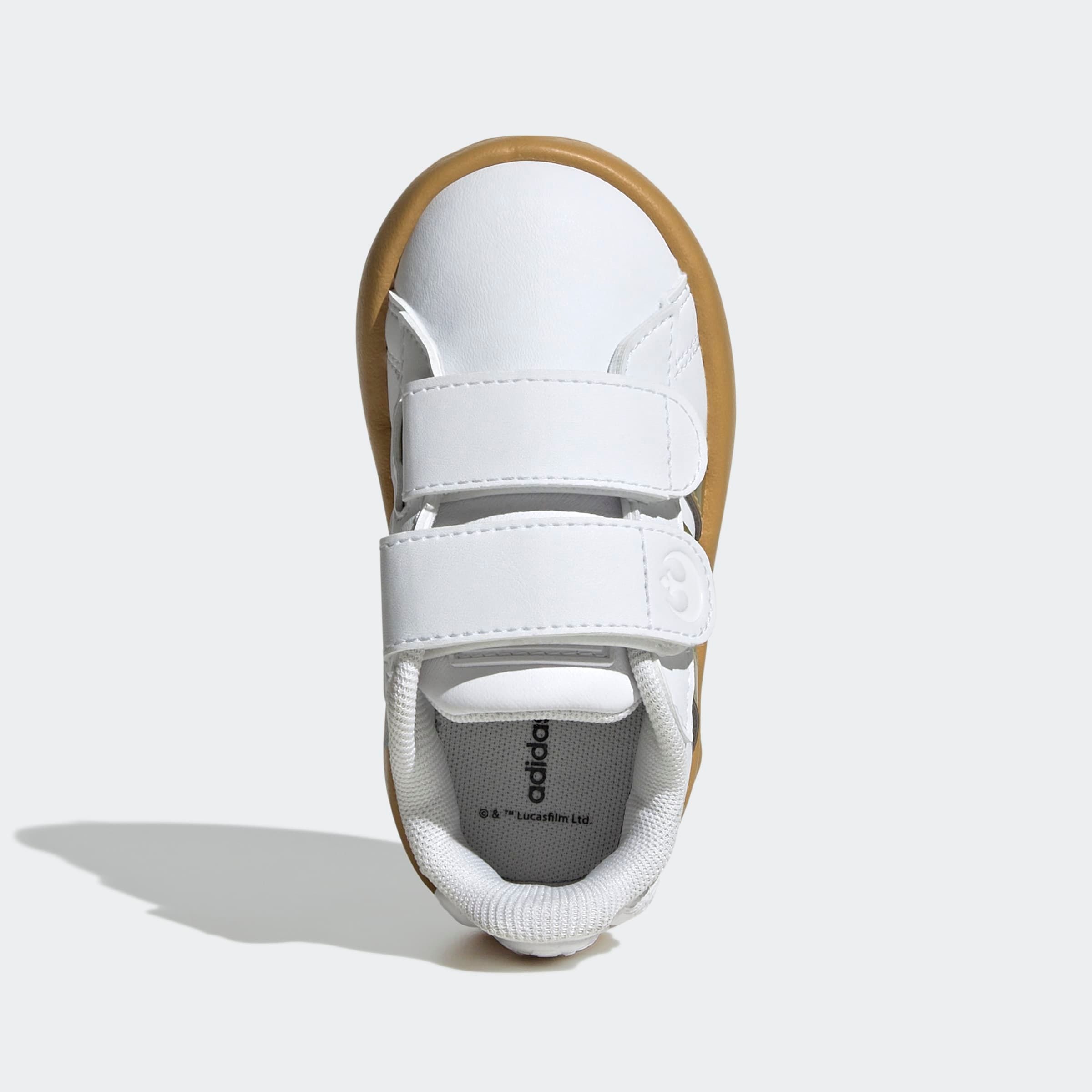 adidas Sportswear Klettschuh »ADIDAS STAR WARS KIDS GRAND COURT 2.0 SCHUH«, Design auf den Spuren des adidas Superstar, für Kinder